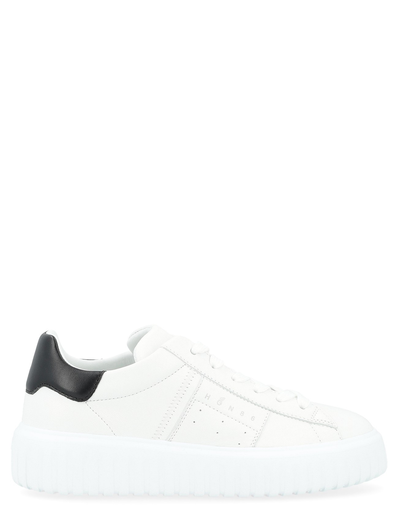 Hogan Sneakers in Black and White Nappa Leather | H-Brands