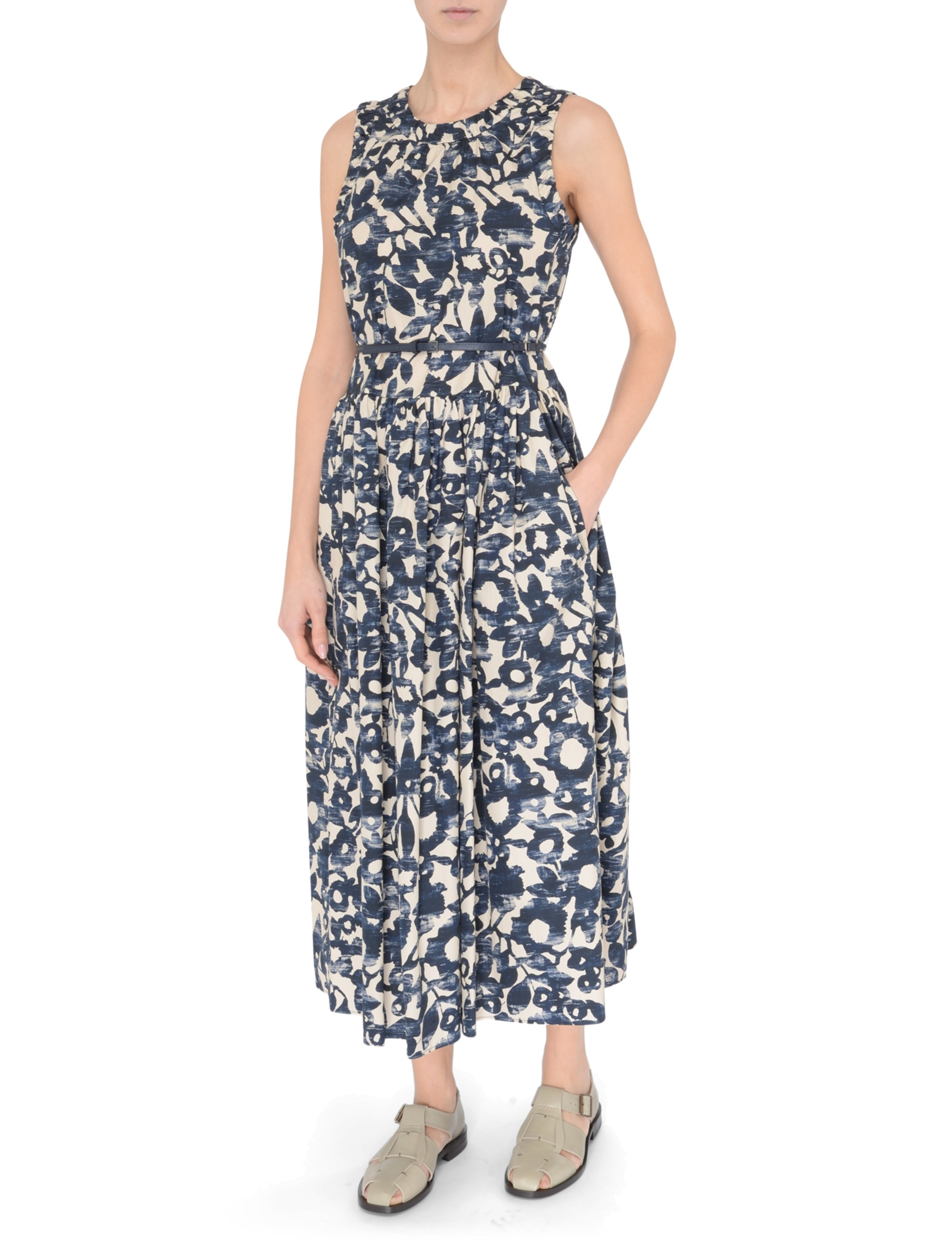 ワンピース 'S Max Mara Woman Dress Ecru 2519221043600 001 Ecru printed poplin 'S Max Mara Marlena dress | H-Brands
