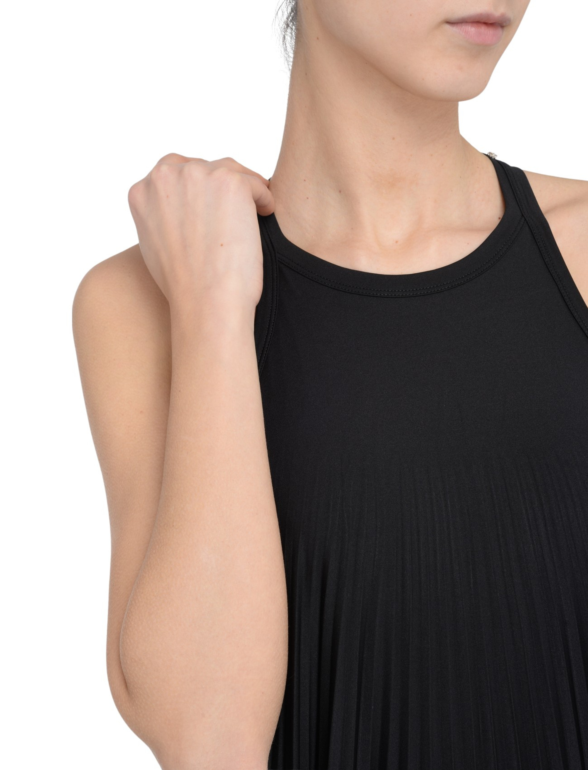 ワンピース SPORTMAX SS25 VERDIER JERSEY DRESS (2512621042600 004) Sportmax Verdier black jersey dress | H-Brands