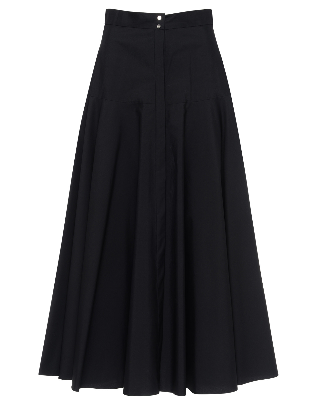 Max Mara Studio black cotton circle skirt | H-Brands