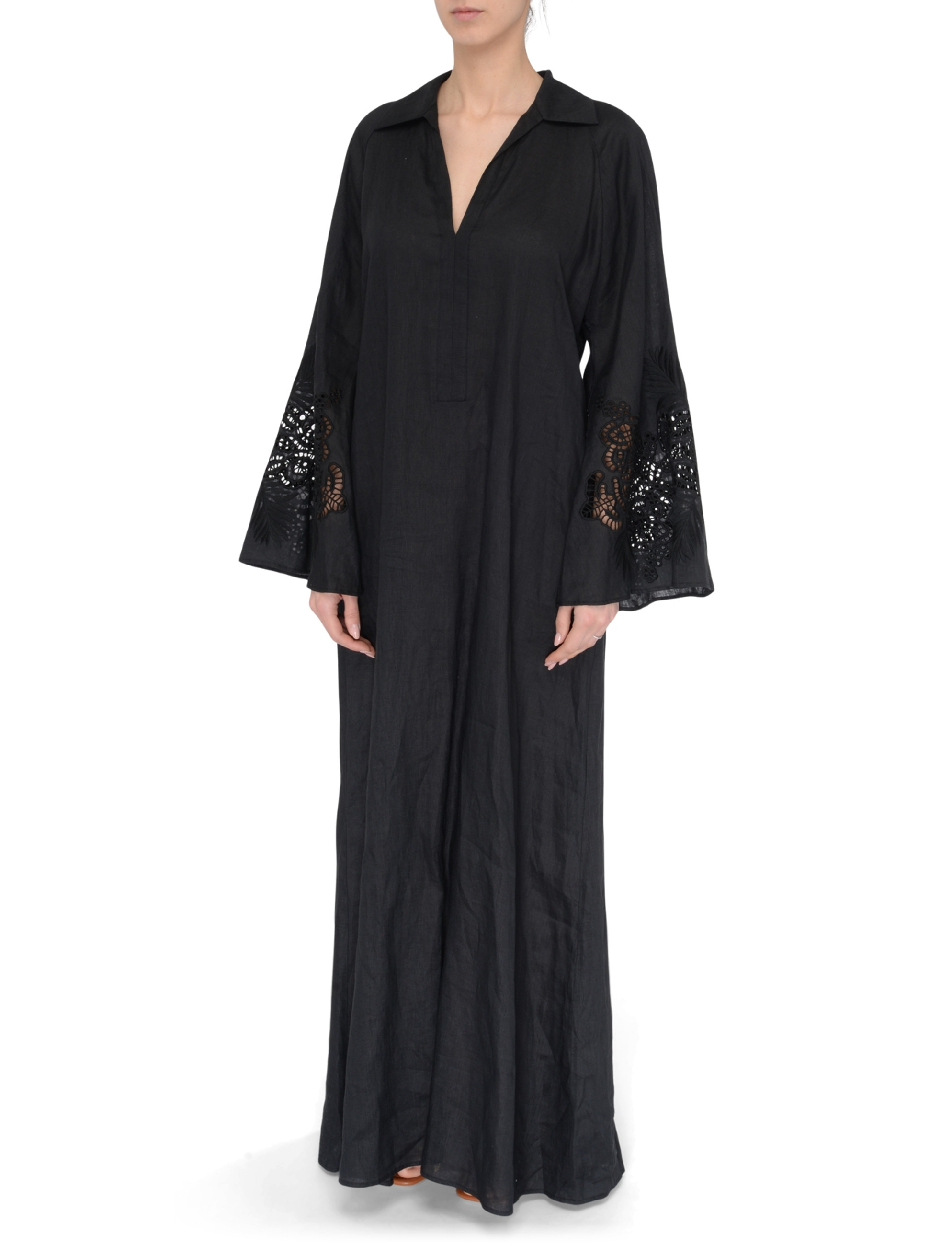 【送料&関税込】Max Mara Studio Strano Dress Max Mara Studio Strano dress in black linen | H-Brands