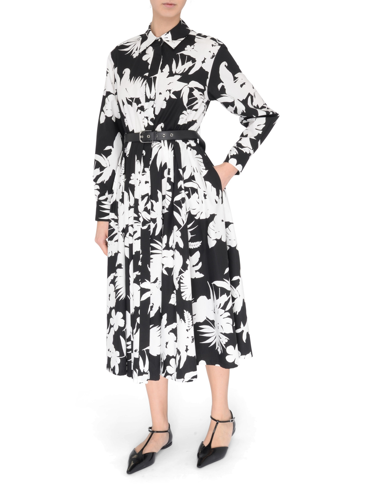 S Max Mara printed cotton shirt dress | H-Brands