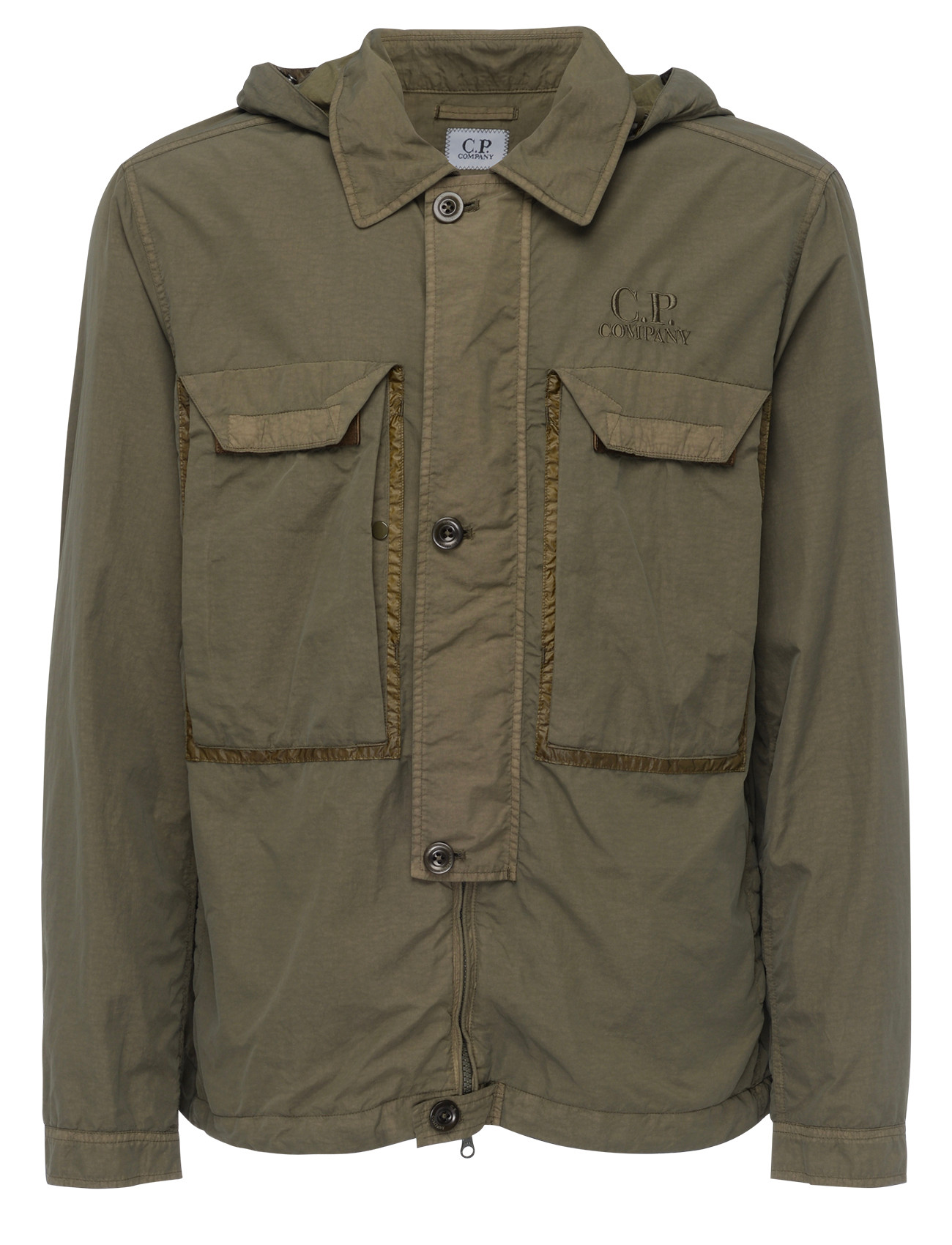 C.P. Company Jacket in Green Nylon | H-Brands