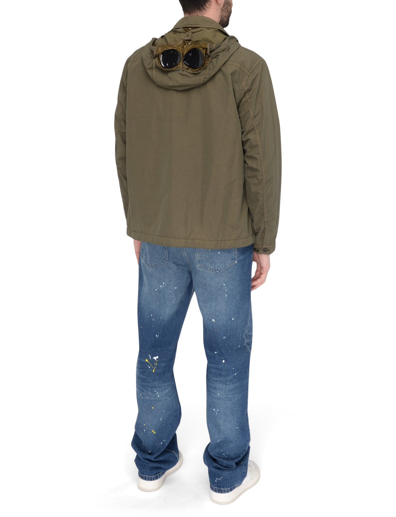 C.P. Company カーキジャケット Lサイズ C.P. Company Jacket in Green Nylon | H-Brands