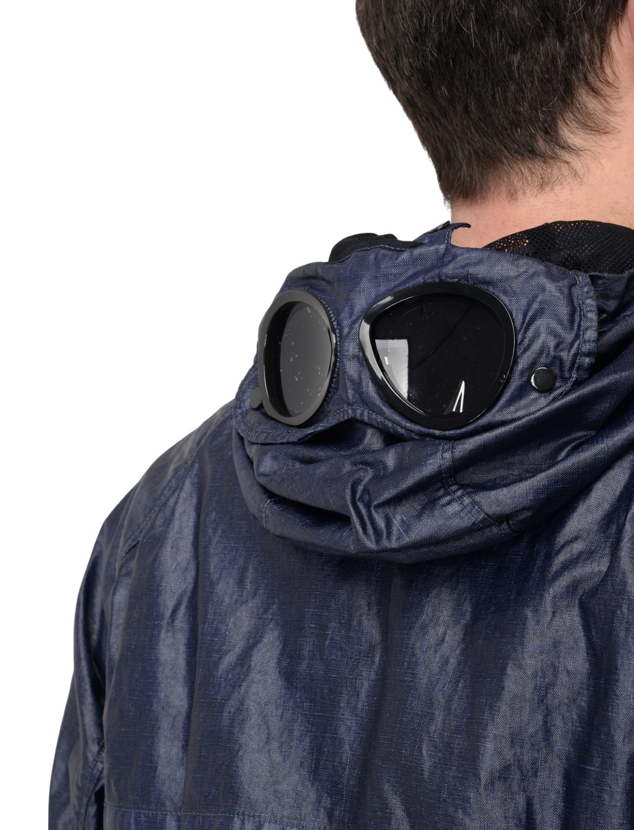 C.P. Company Jacket in Blue Waxed Linen | H-Brands