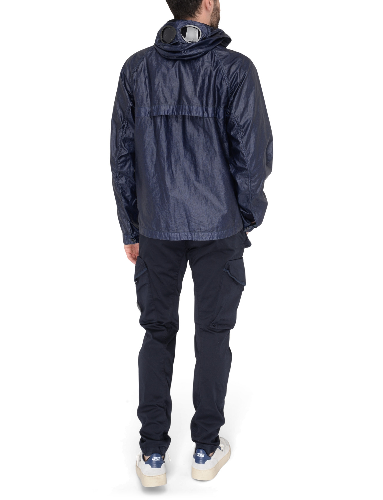 C.P. Company Jacket in Blue Waxed Linen | H-Brands
