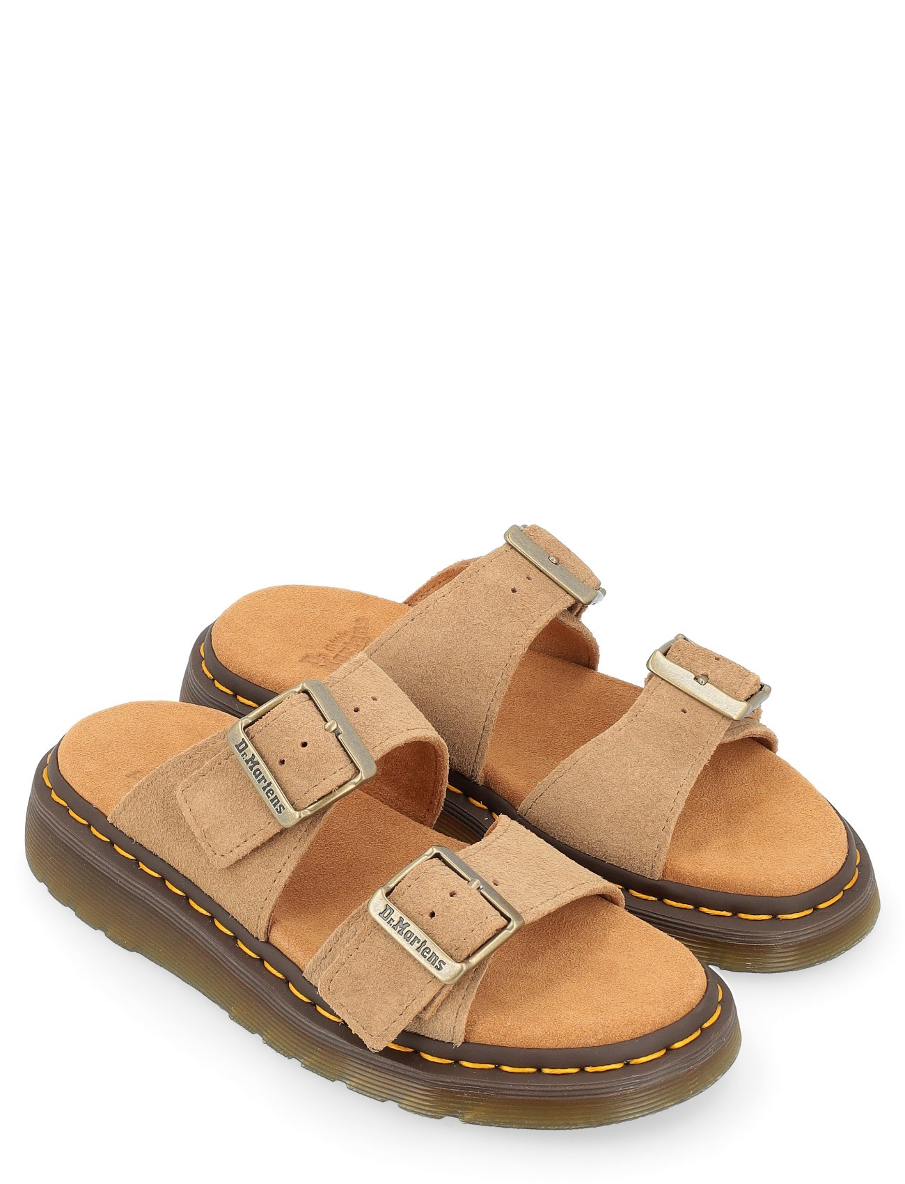 Dr. Martens Sandal in Beige Suede | H-Brands