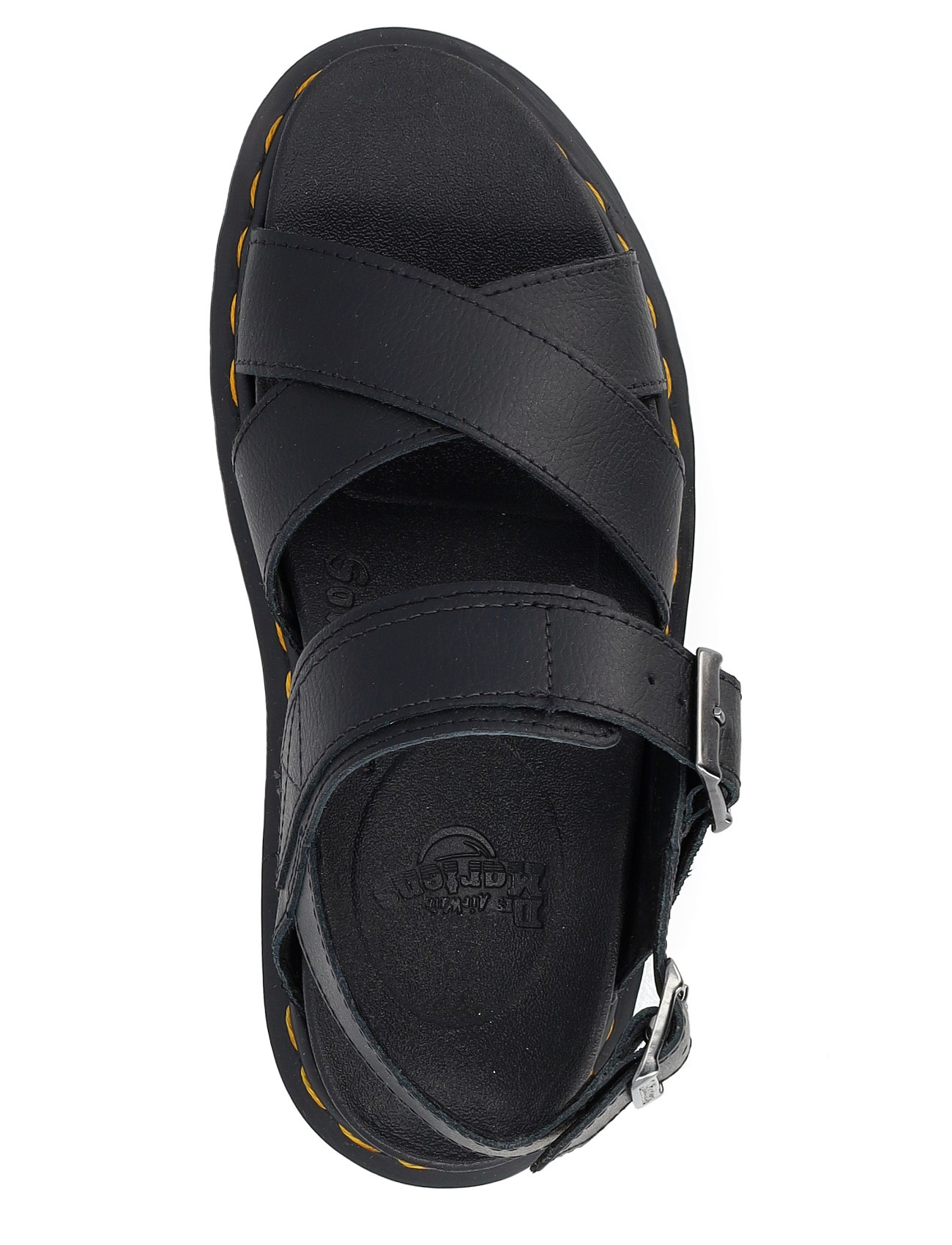 Martens Voss Li sandal in black leather H-Brands