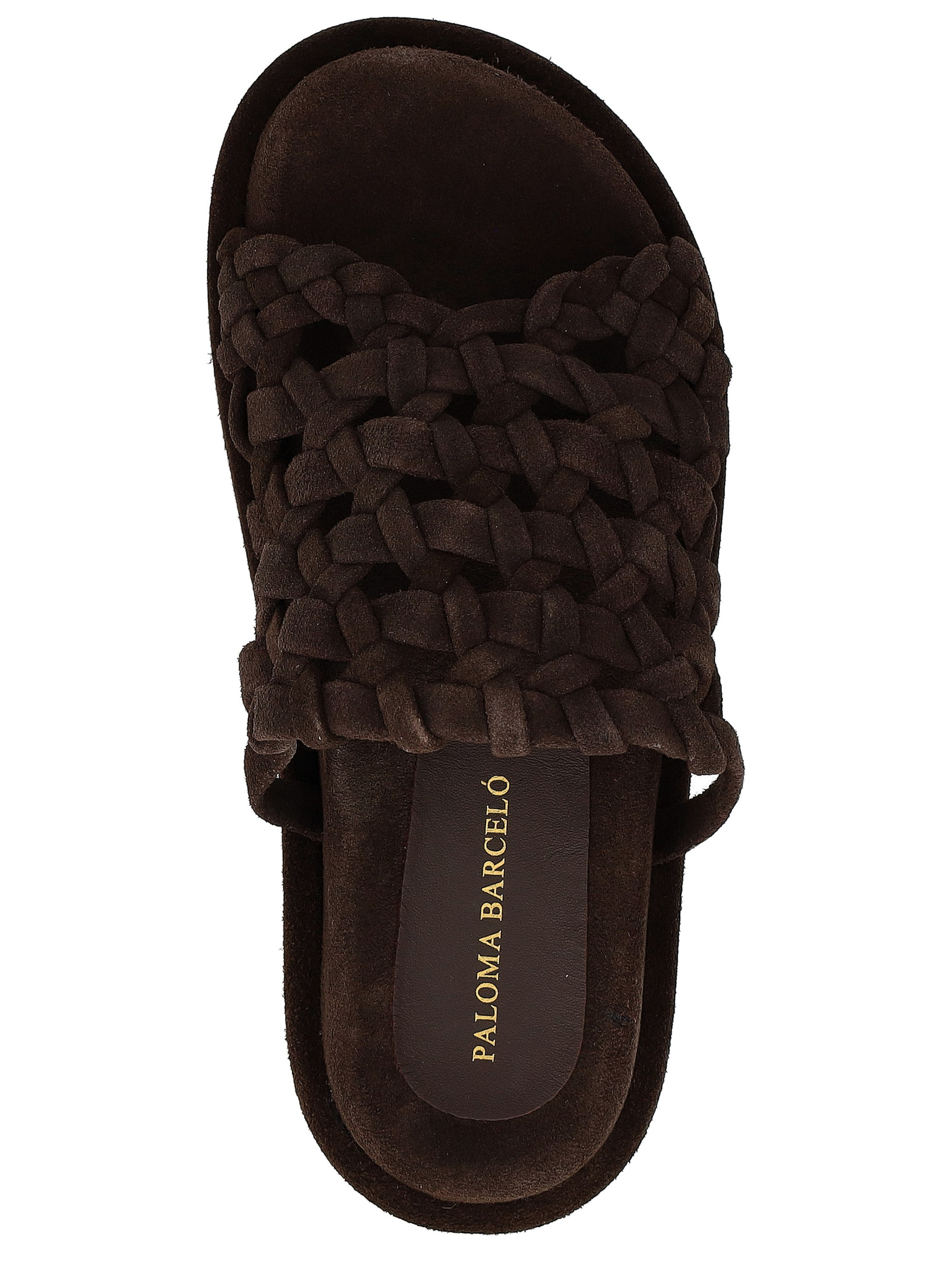 Paloma Barceló Sandal in Brown Suede | H-Brands