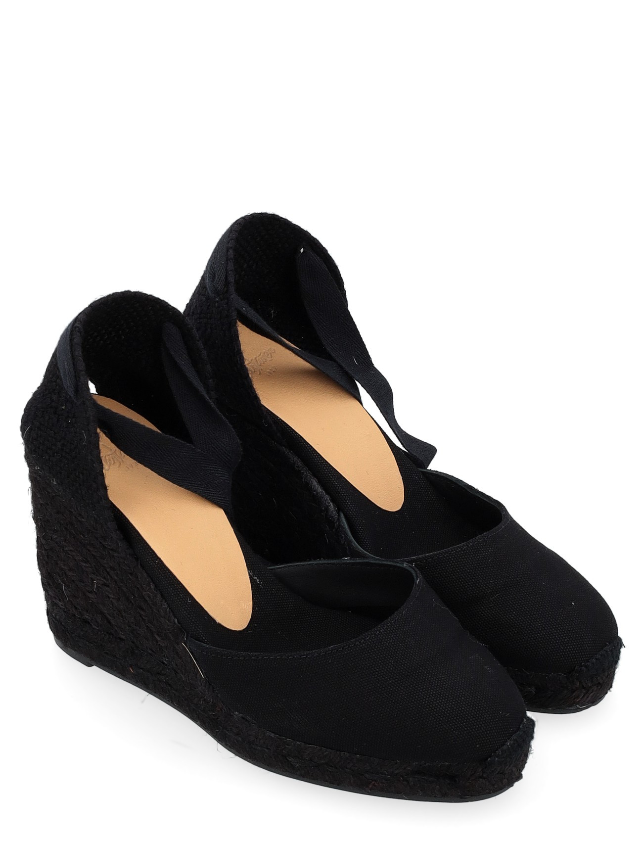 Castañer Carina espadrilles in black fabric H-Brands