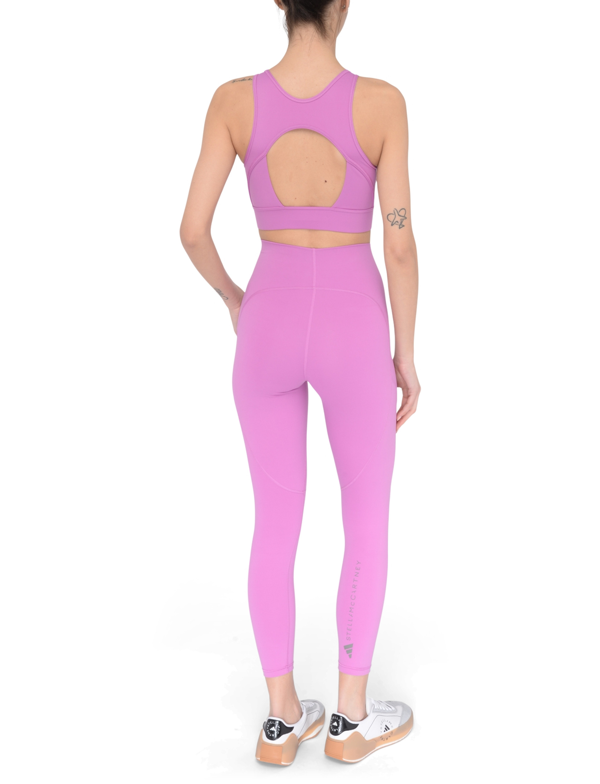 Adidas by Stella McCartney 7/8 leggings in pink technical Adidas by Stella McCartney 7/8 leggings in pink technical