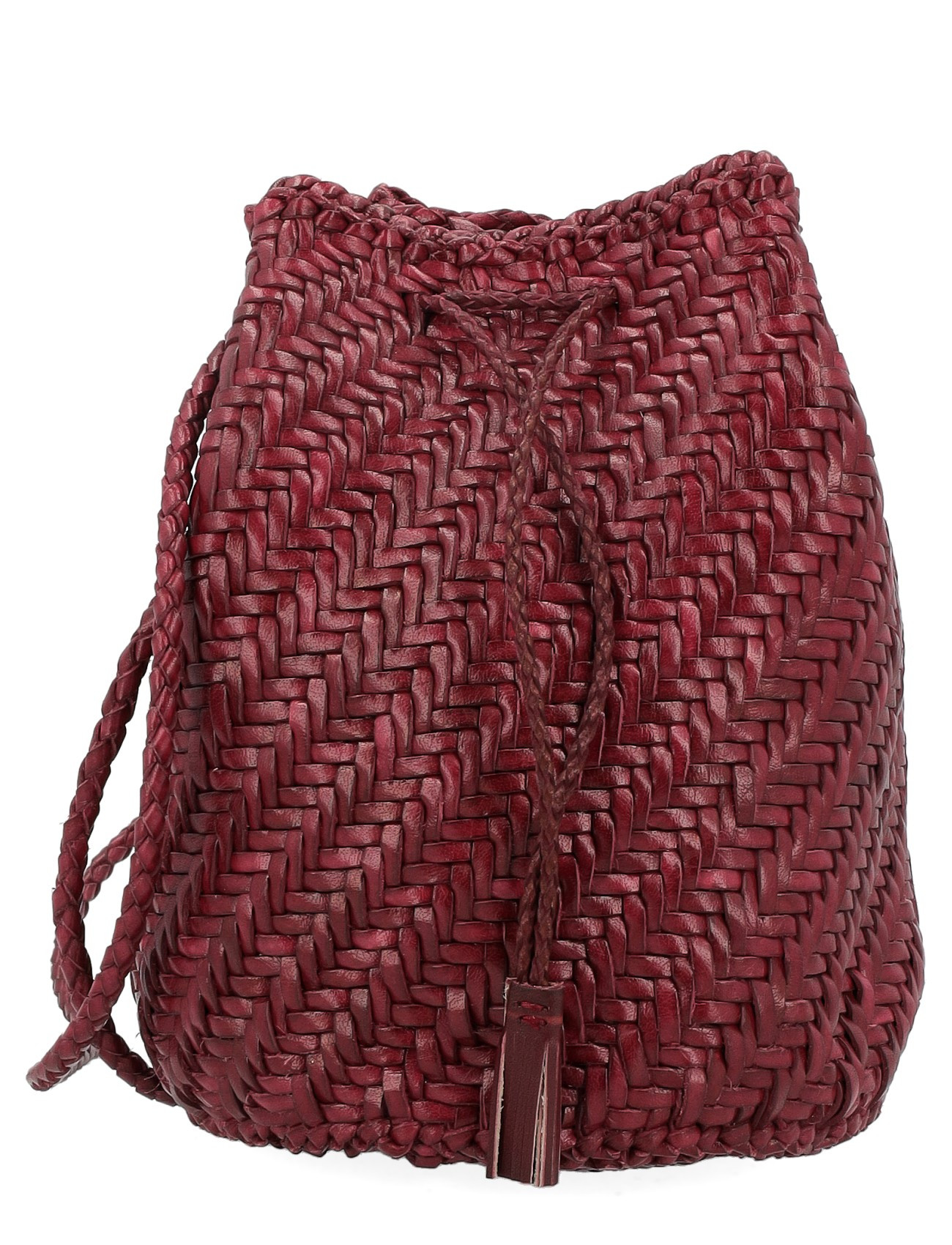 Dragon Diffusion Double Jump bag in burgundy leather | H-Brands