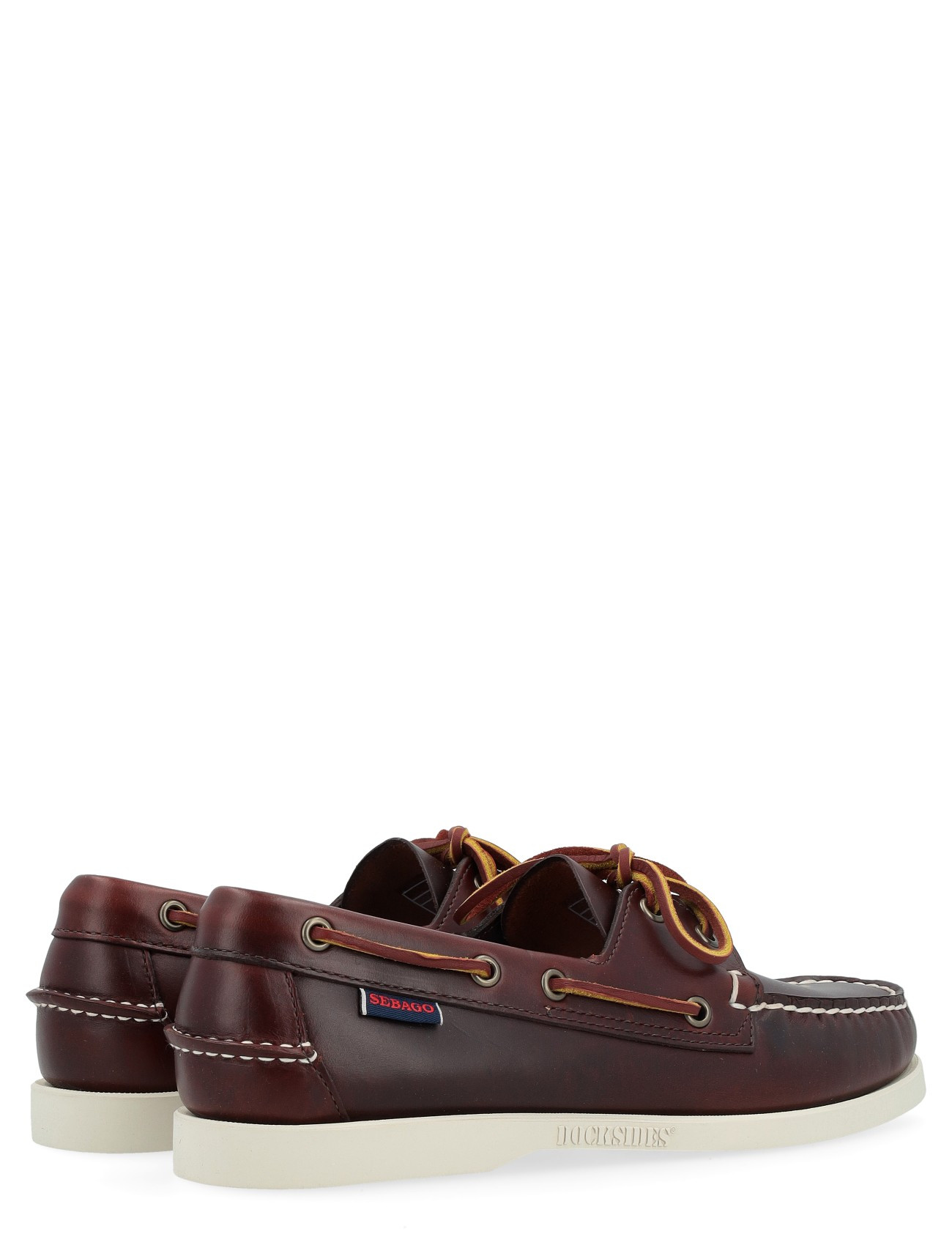 Sebago Portland Waxed Loafer in Brown Leather | H-Brands