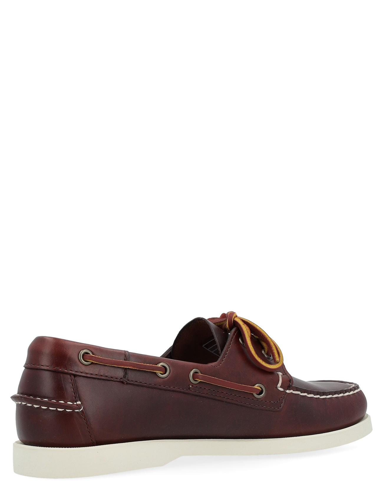 Sebago Portland Waxed Loafer in Brown Leather | H-Brands