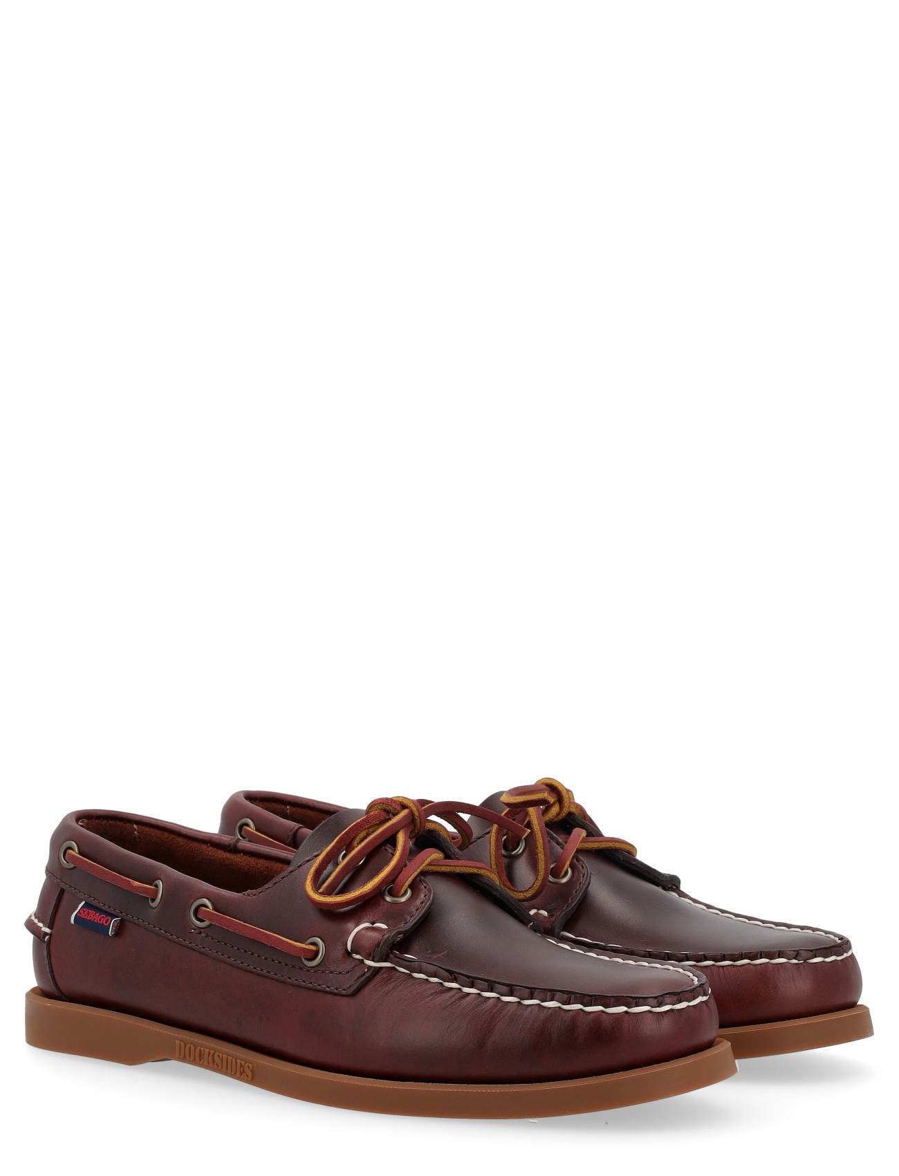 Sebago Portland Waxed Loafer in Brown Leather | H-Brands