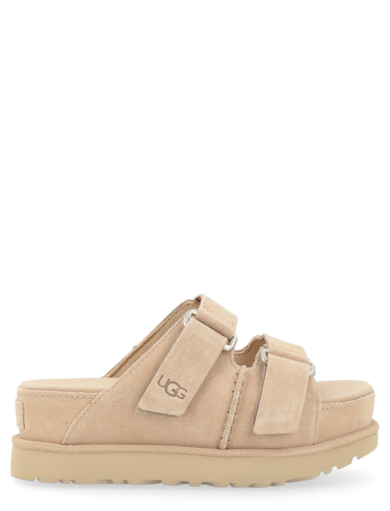 UGG Goldenstar Hi Sandal in Beige Suede | H-Brands