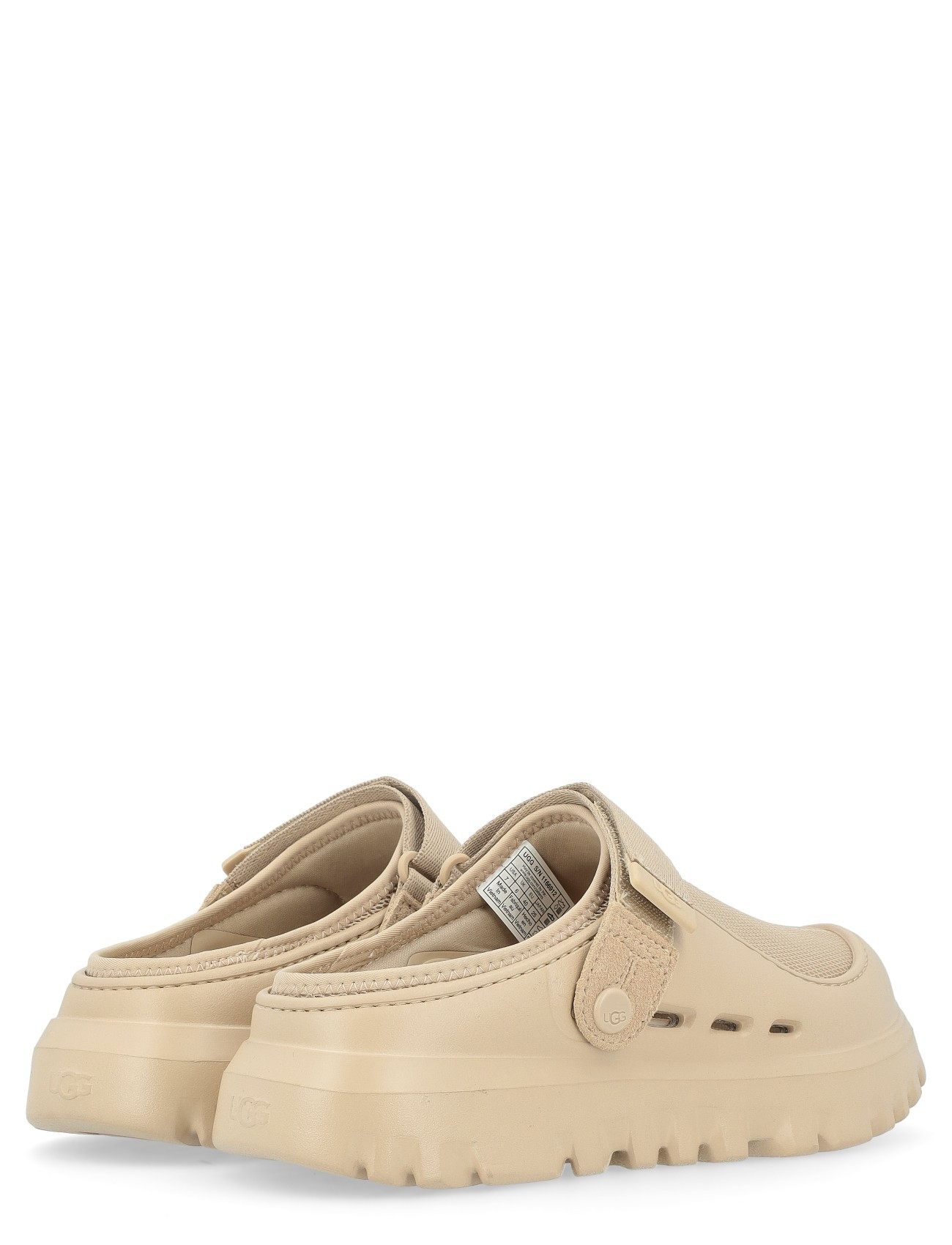 UGG PeakMod Sand-Colored Mesh Clogs | H-Brands
