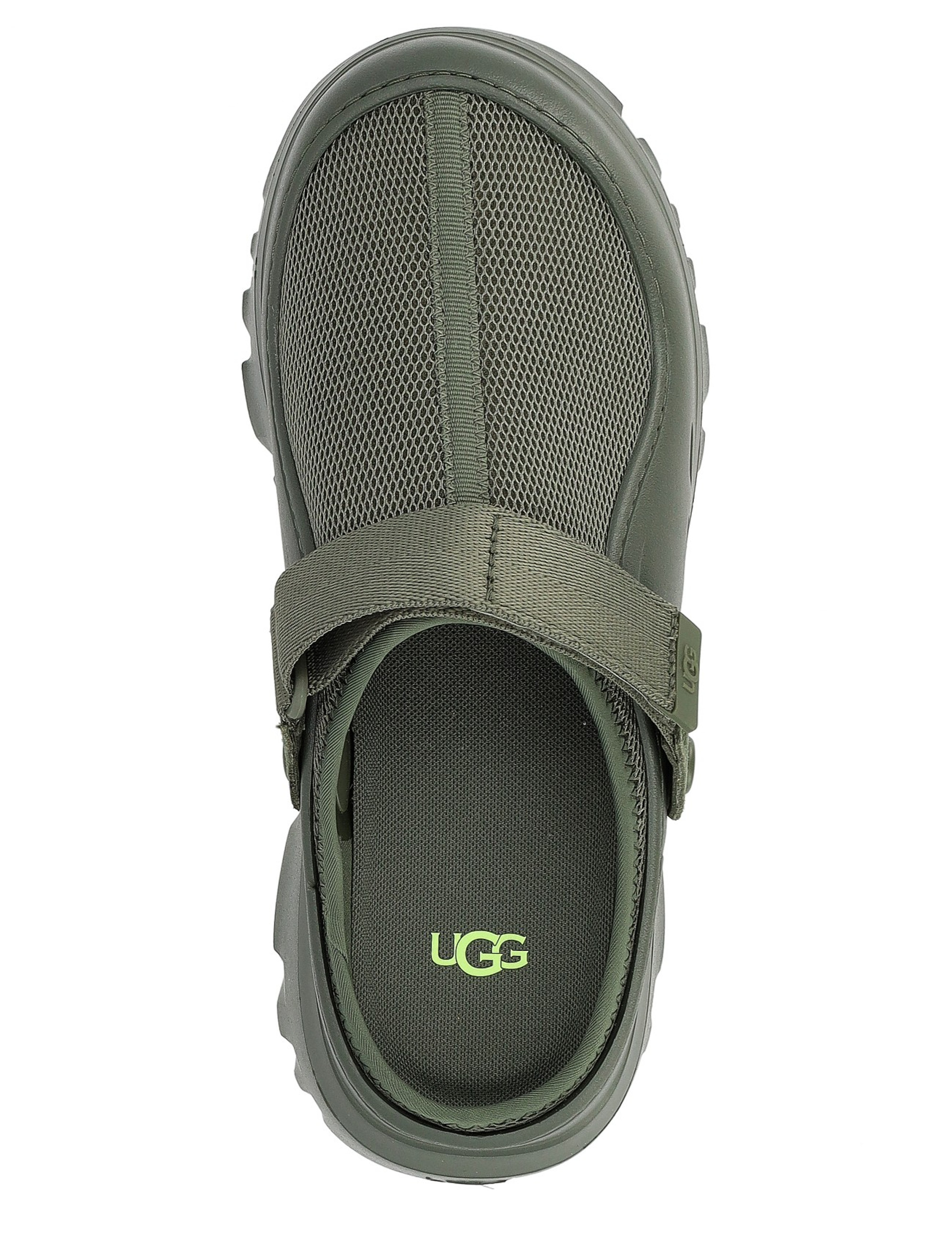 UGG|SANDALS (PEAKMOD MESH SLIDE - WOODLAND GREEN (11669 UGG PeakMod sandals in green mesh | H-Brands