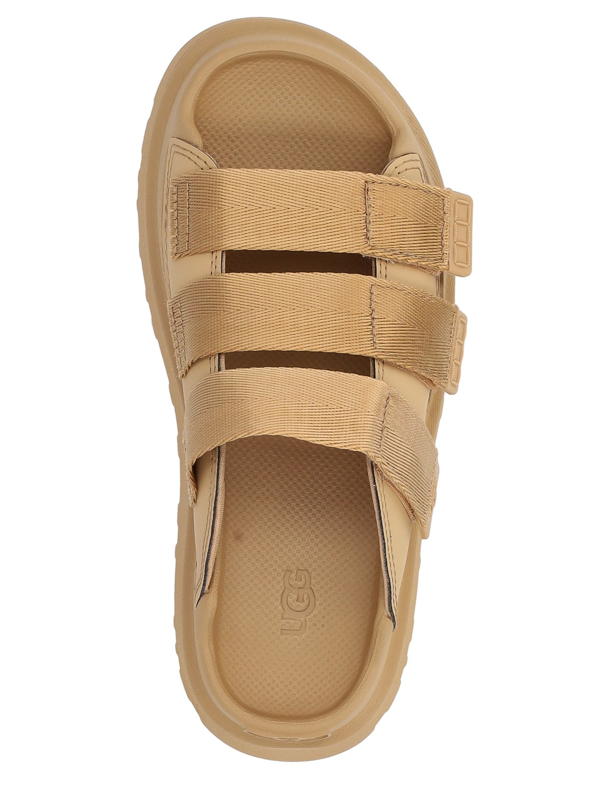 UGG GoldenGlow sandal in sand-colored fabric | H-Brands