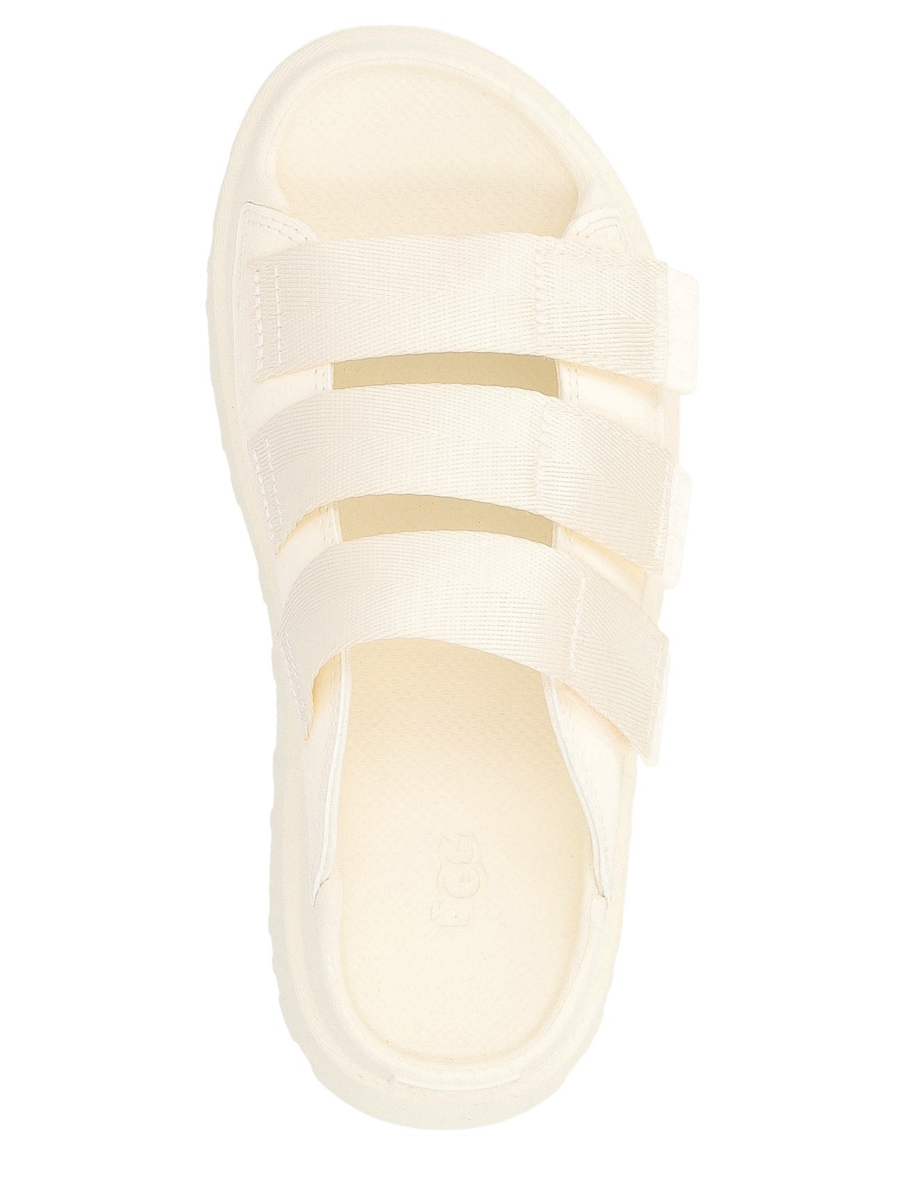 UGG GoldenGlow White Fabric Sandal | H-Brands