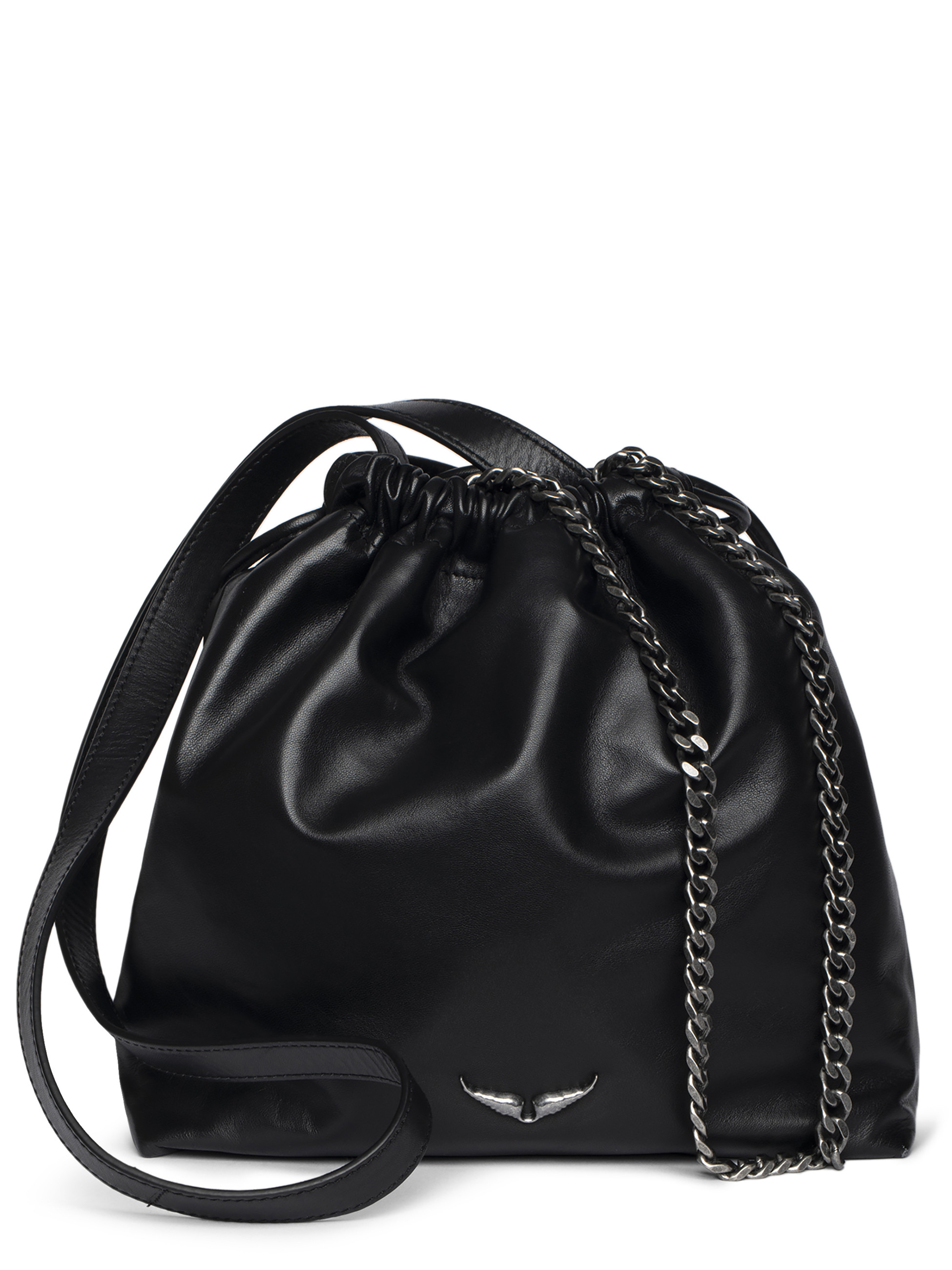 Zadig&Voltaire Rock Today bucket bag in black leather | H-Brands