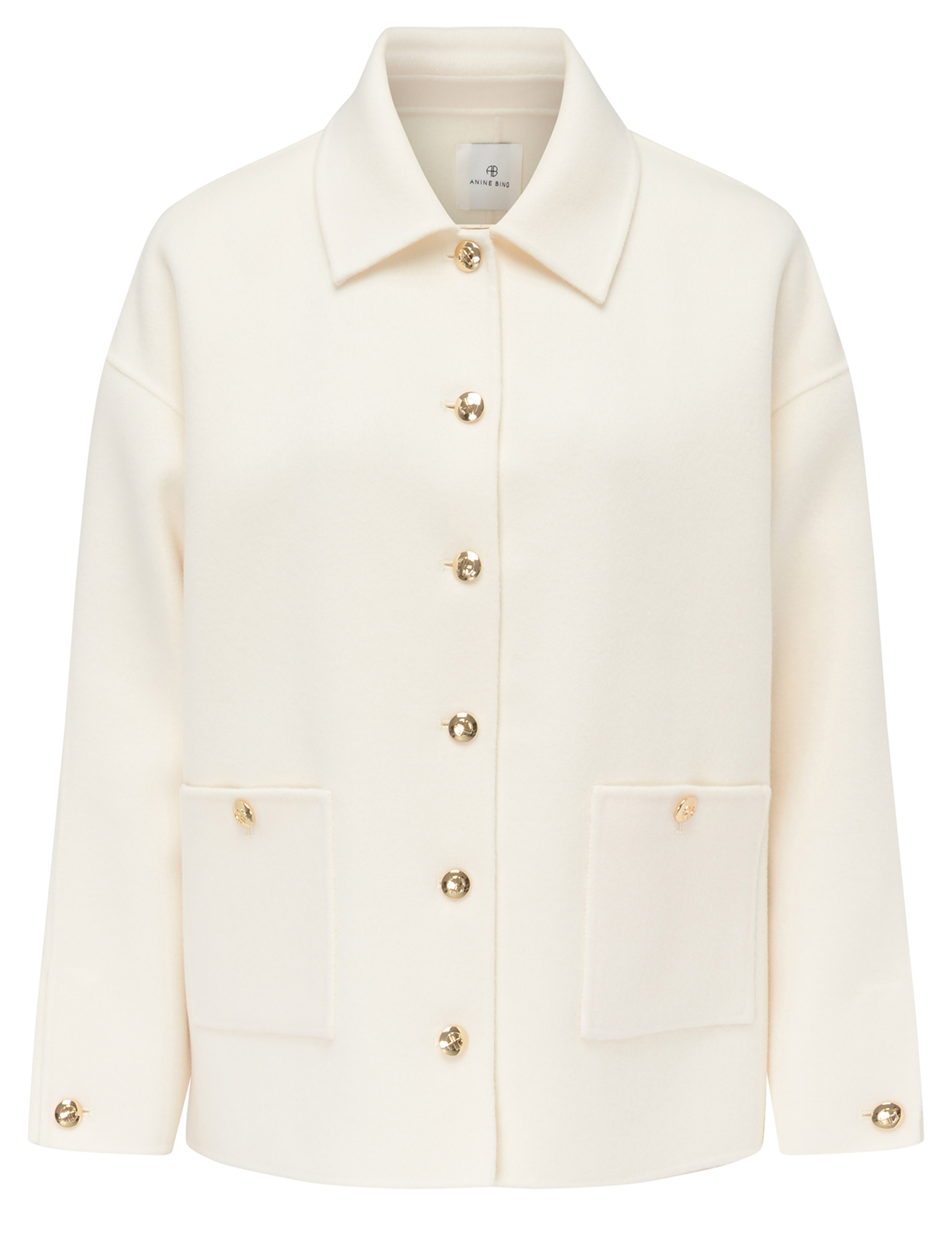 Giacca Anine Bing Luca in cashmere avorio