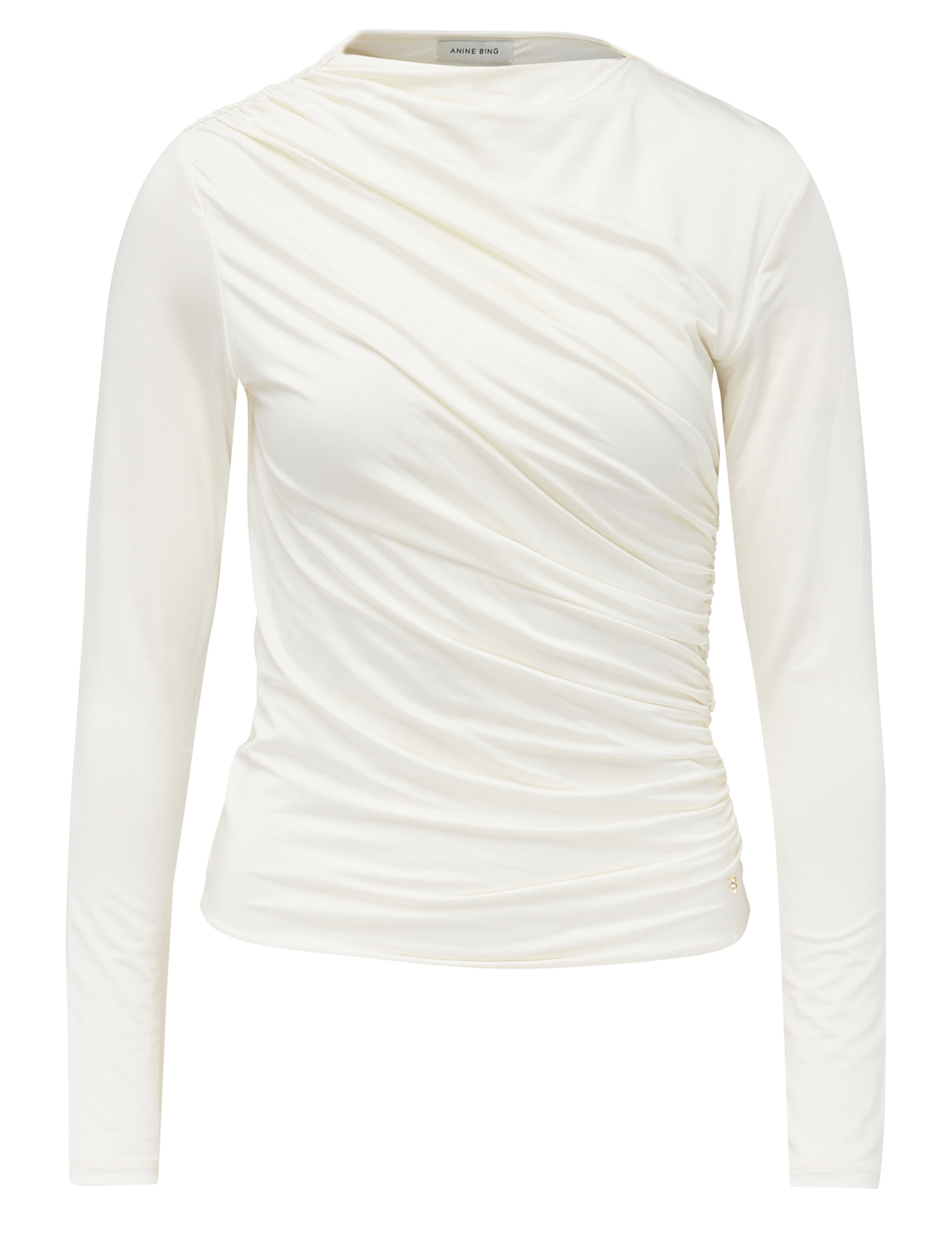 Maglia Anine Bing Bray in viscosa color avorio