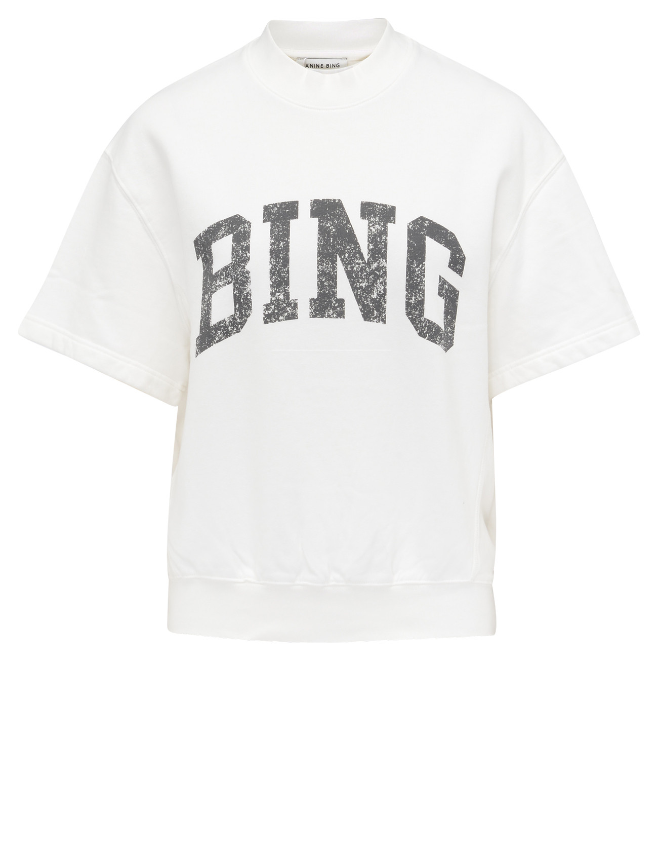 Anine Bing White Cotton T-Shirt | H-Brands