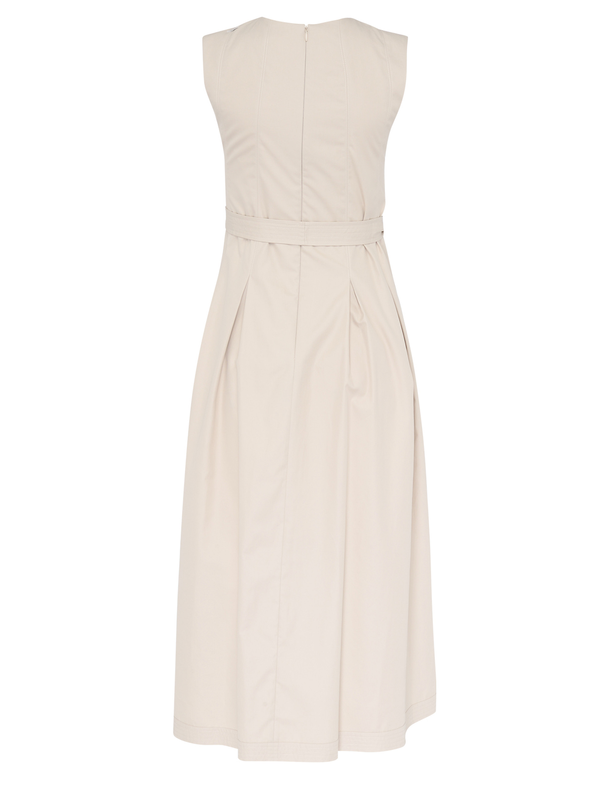 Abito 'S Max Mara Amina in twill beige | H-Brands