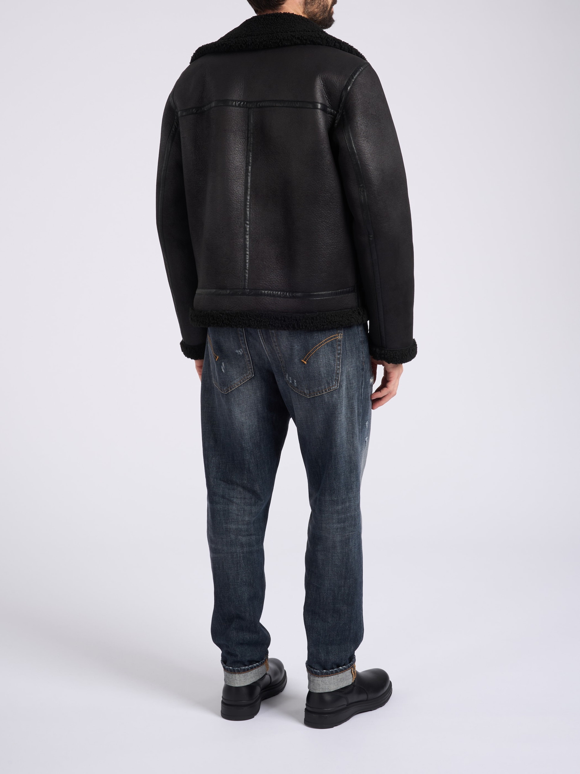A.P.C. Jacket in Black Faux Leather | H-Brands
