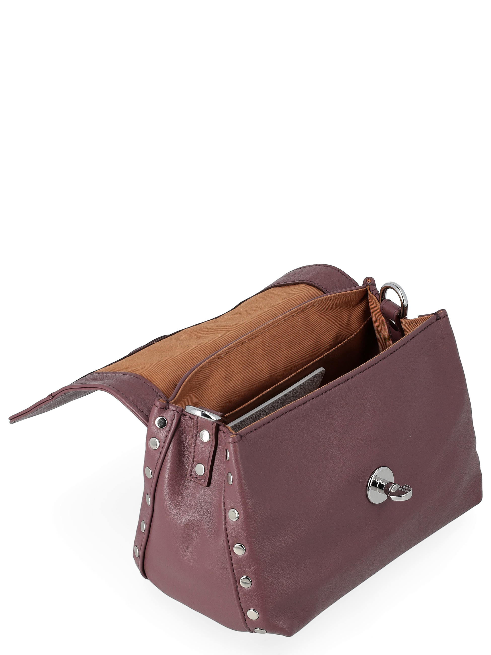 Zanellato Saeta Baby Handbag in Burgundy Leather | H-Brands