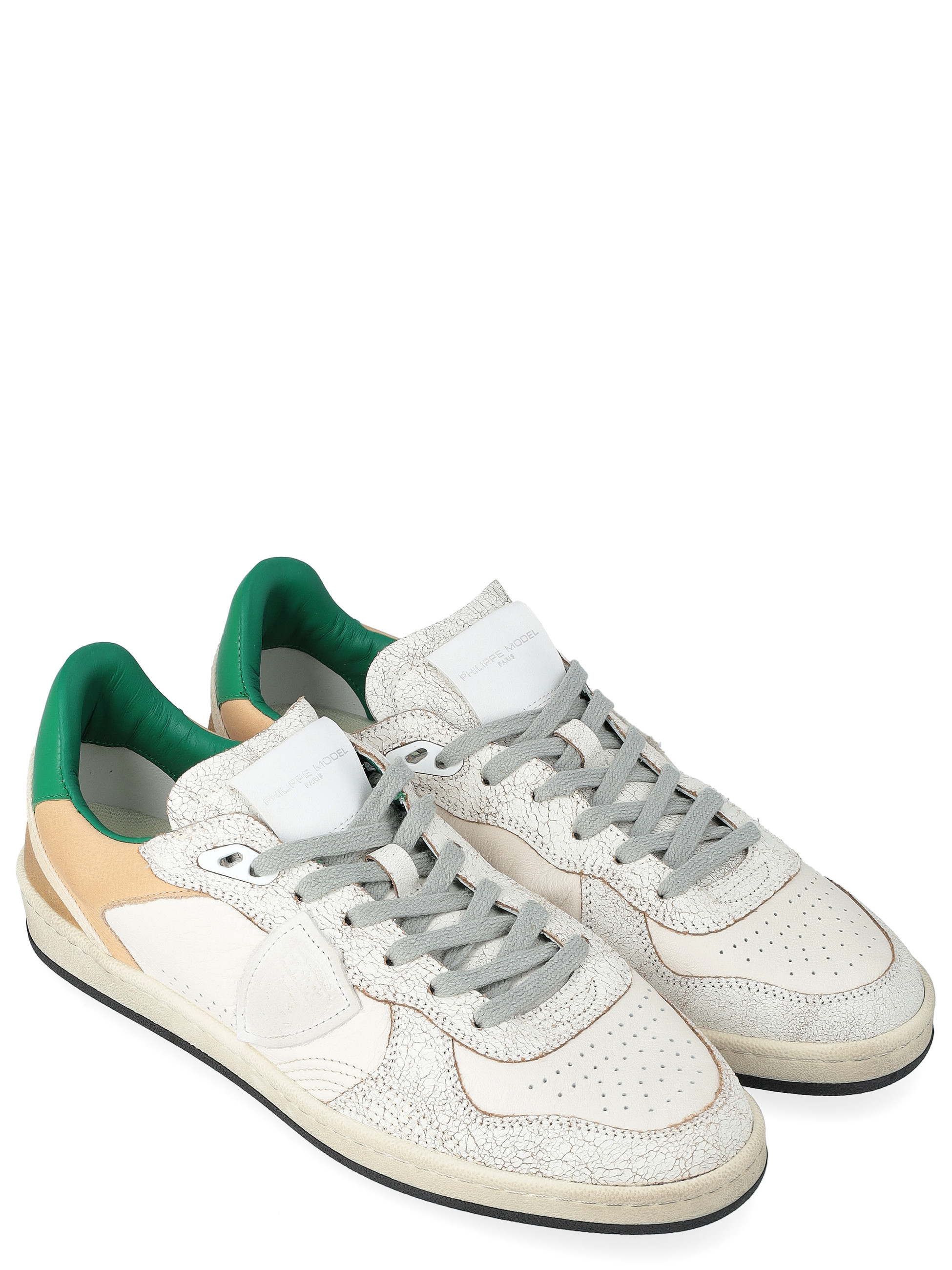 Sneaker Philippe Model Pgal in pelle bianca e verde | H-Brands Sneaker Philippe Model Pgal in pelle bianca e verde | H-Brands