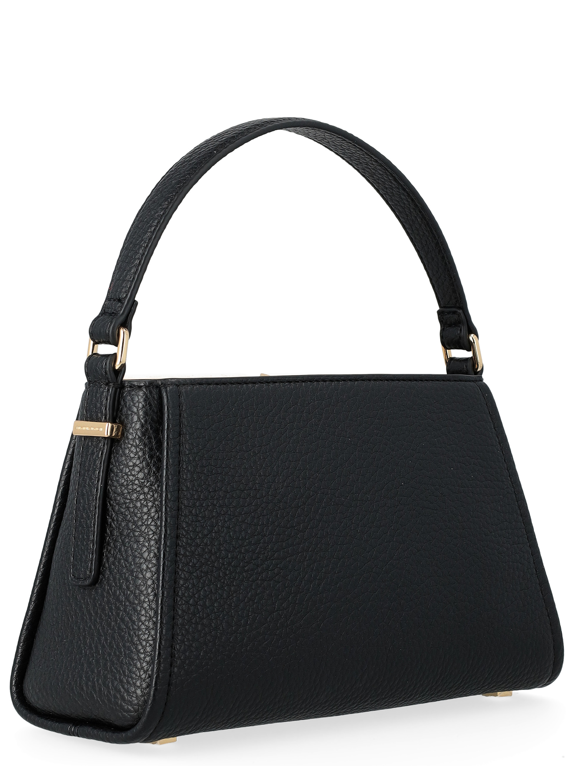 Elisabetta Franchi Black Vegan Leather Tote Bag | H-Brands