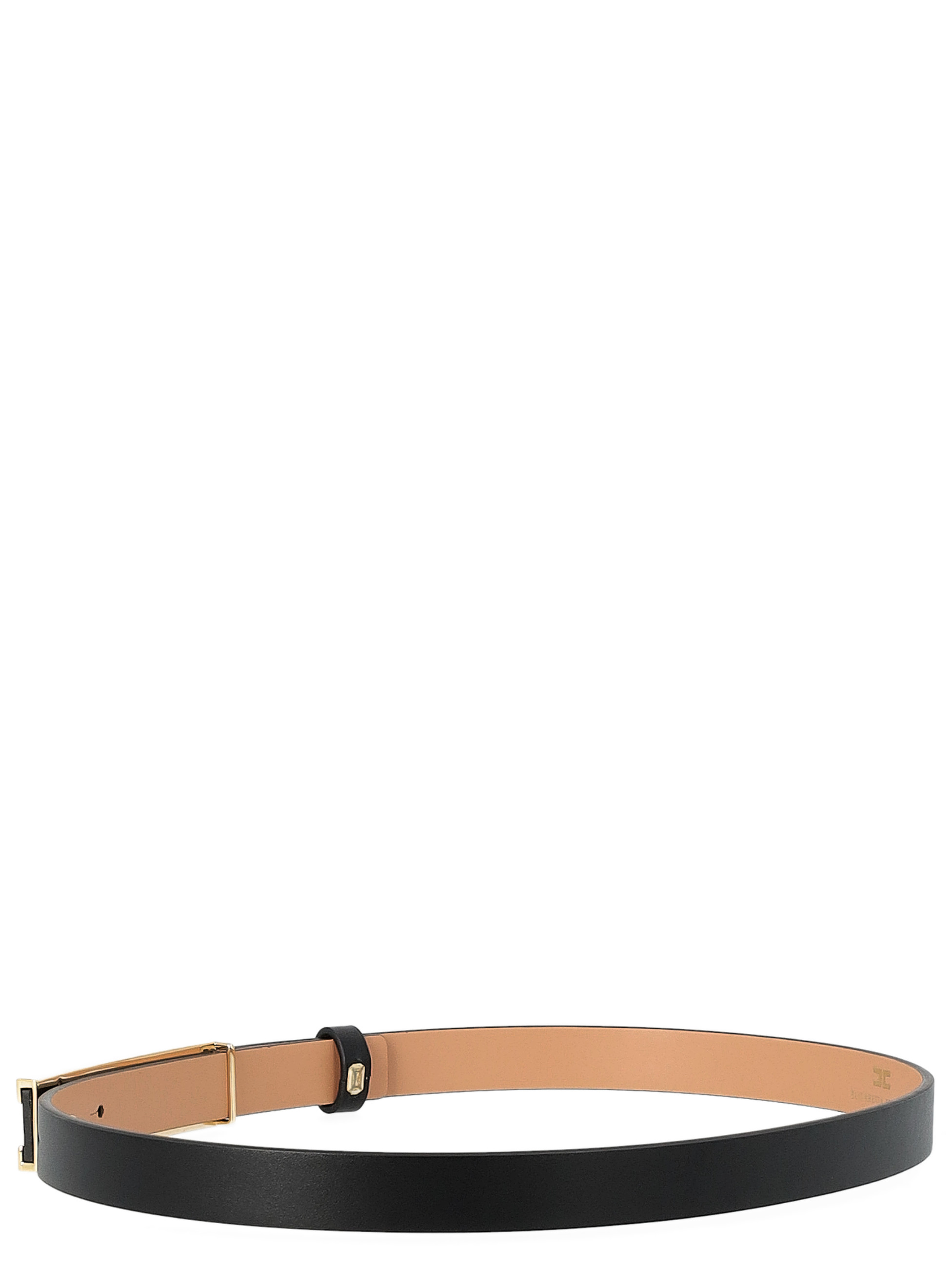ELISABETTA FRANCHI ベルト　S Elisabetta Franchi belt Elisabetta Franchi black faux leather | H