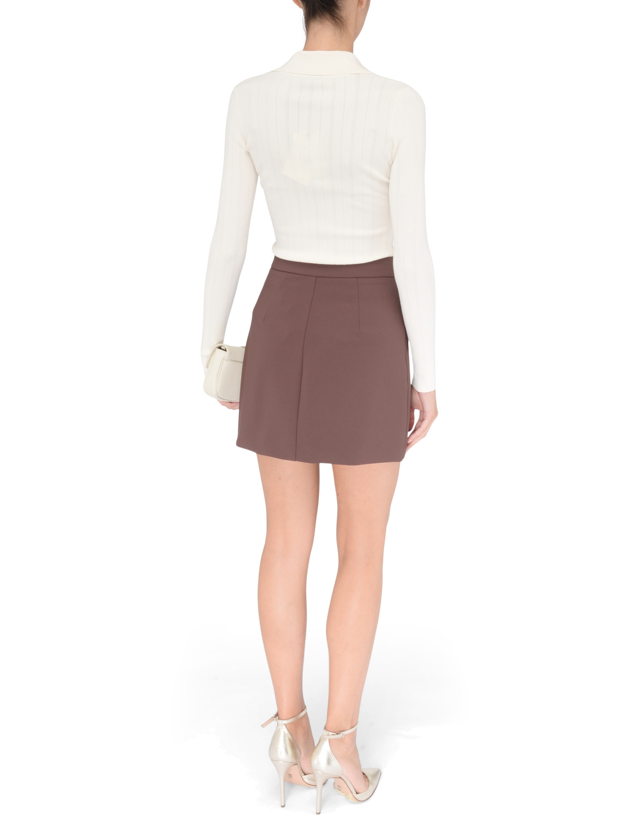 Elisabetta Franchi white silk-blend Elisabetta Franchi sweater | H