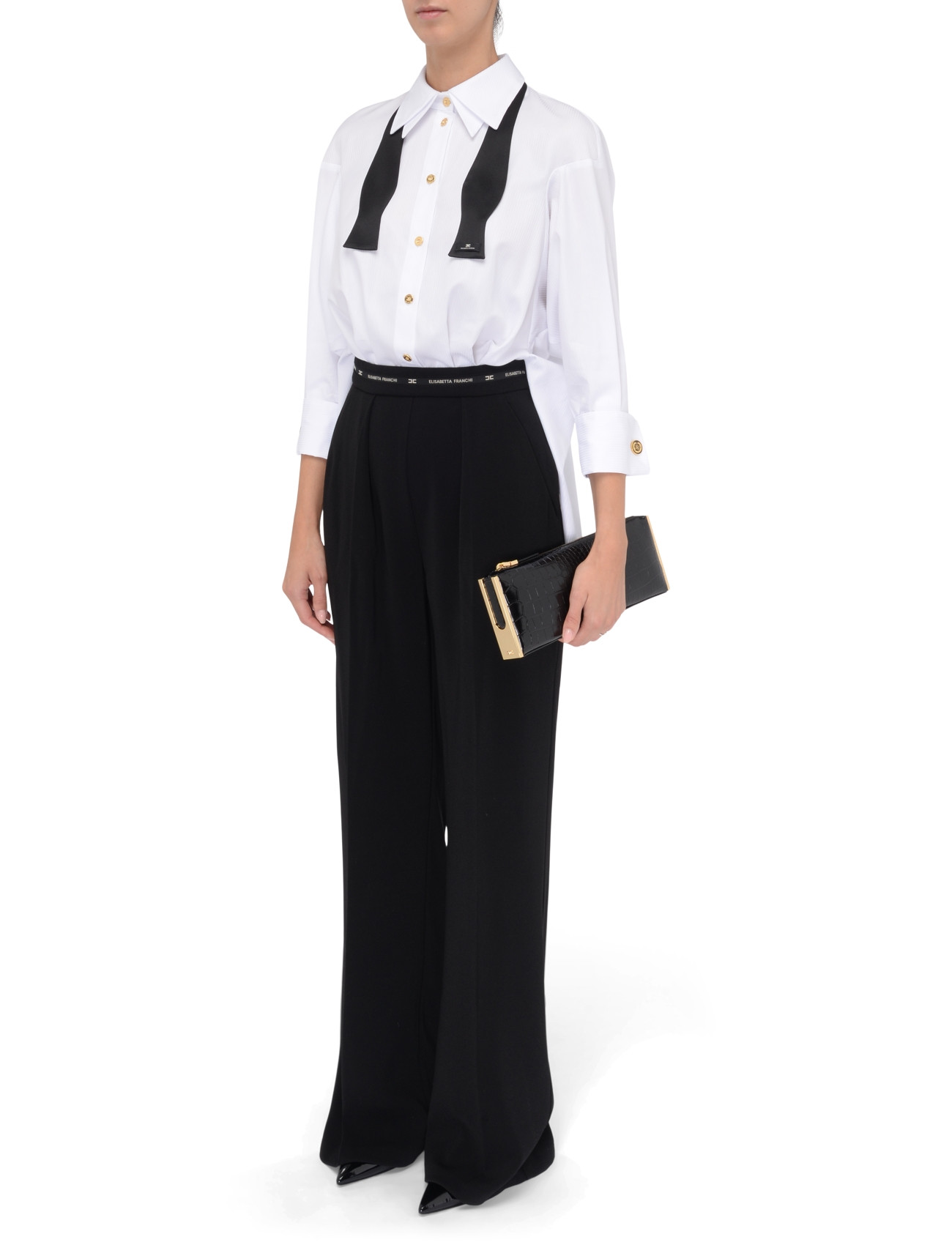 Elisabetta Franchi Jumpsuit Elisabetta Franchi black-and-white