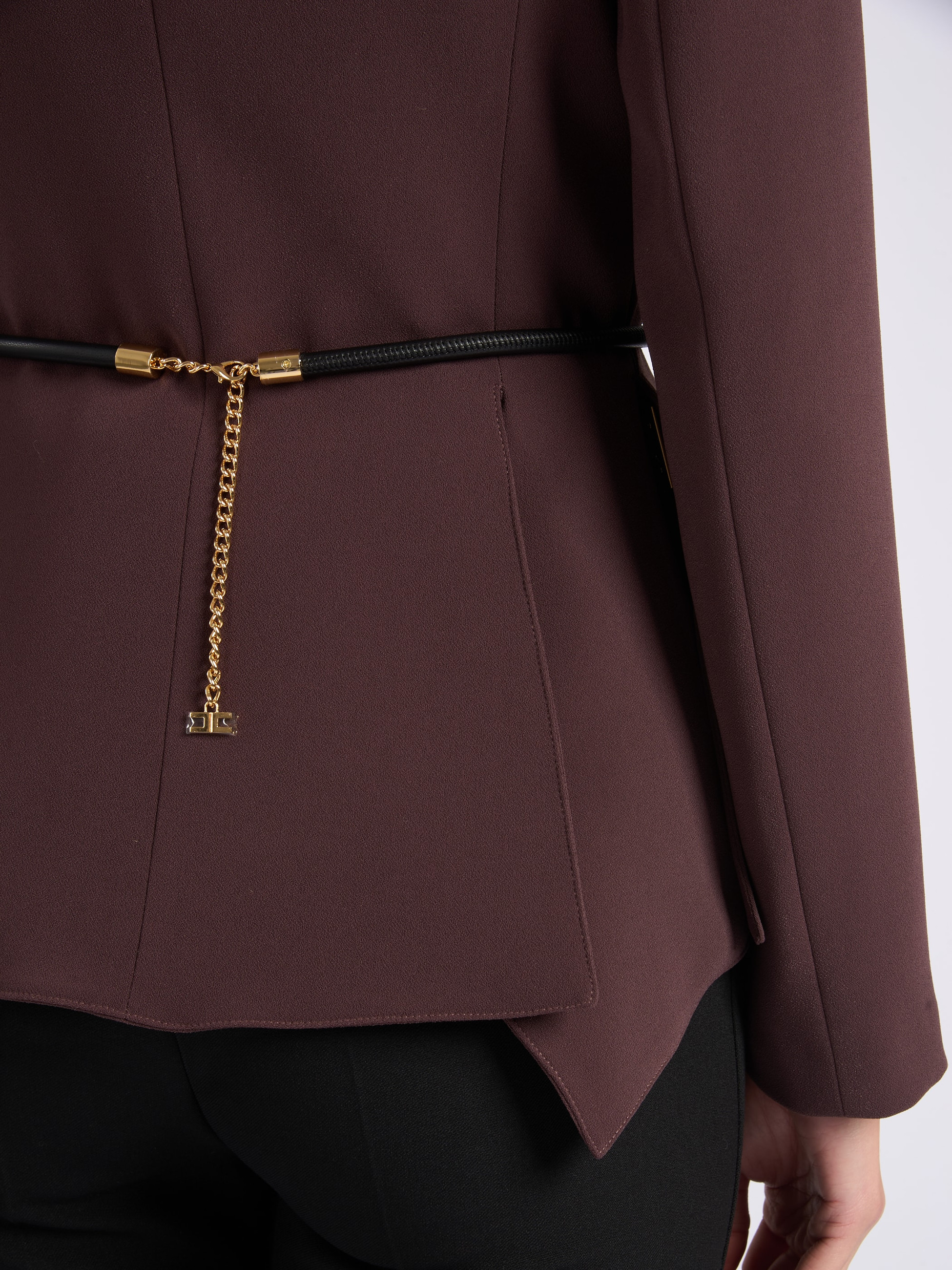 Elisabetta Franchi jacket Elisabetta Franchi lightweight merlot