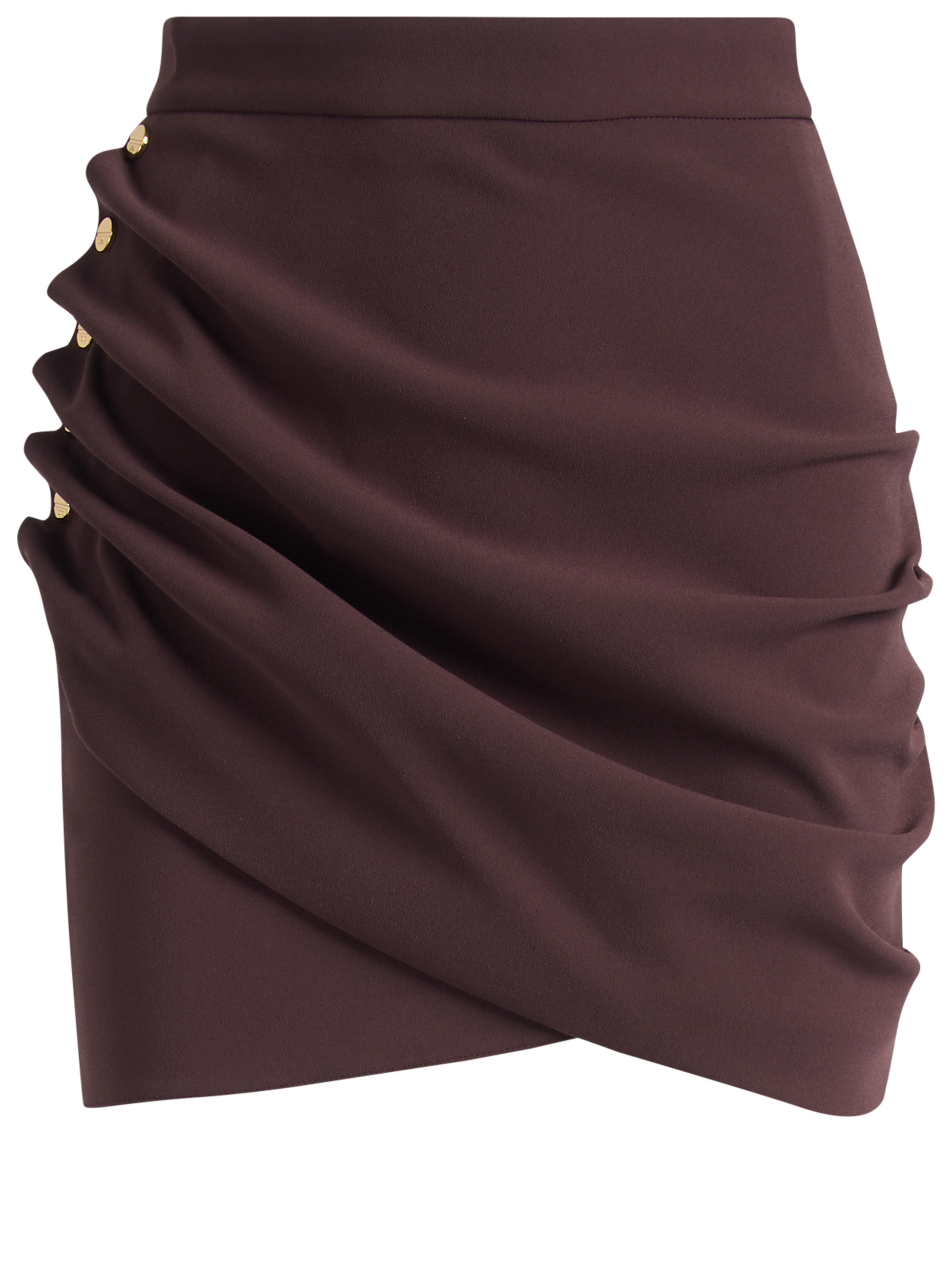 Falda Elisabetta Franchi en crepé merlot claro Falda Elisabetta Franchi en crepé merlot claro