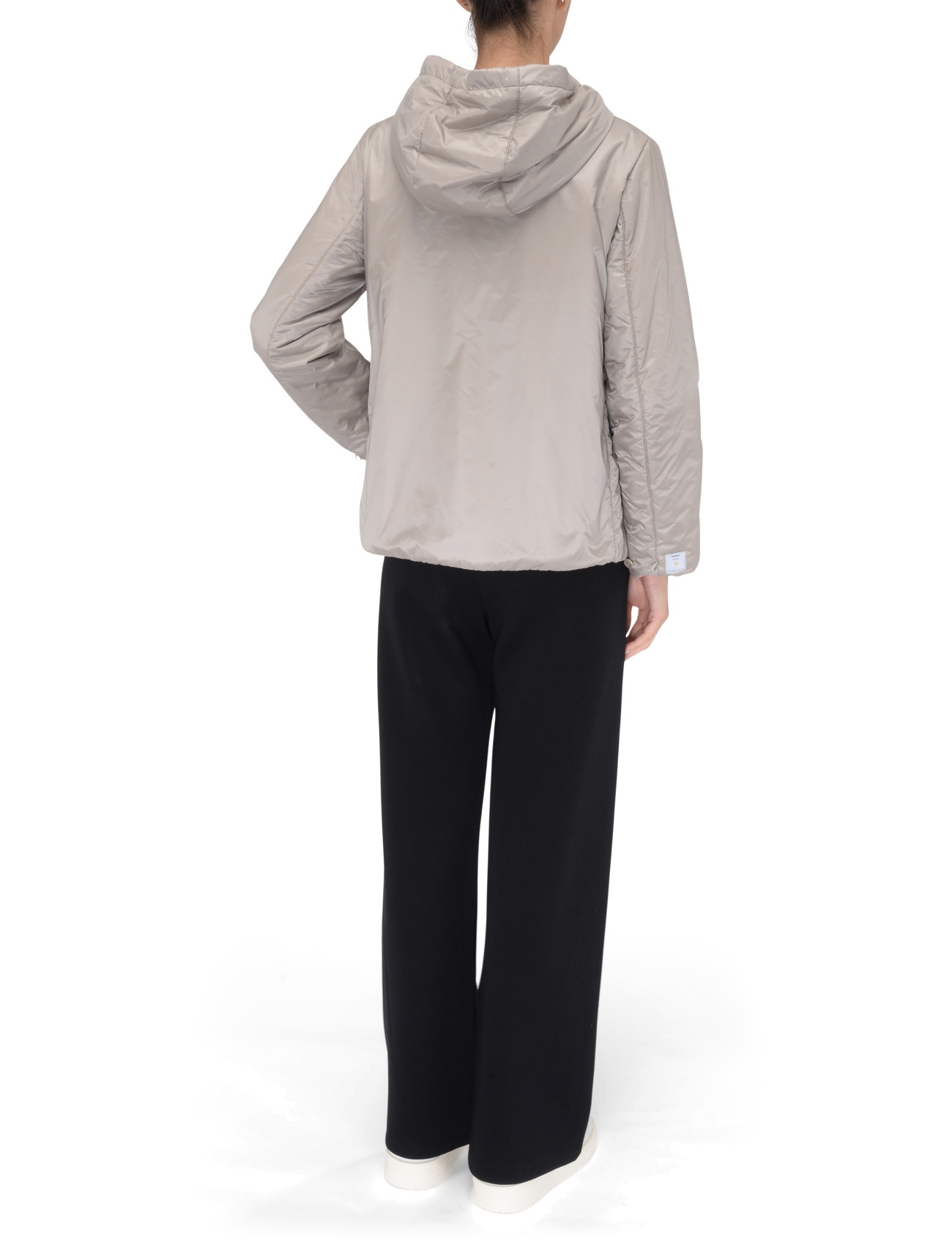 Max Mara The Cube Greenh Jacket in Light Gray Canvas | H-Brands