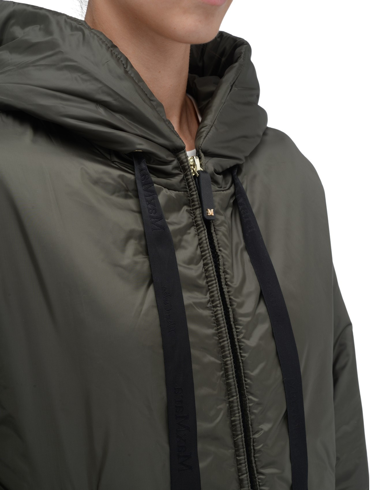Max Mara The Cube Daria Jacket in Green Canvas | H-Brands