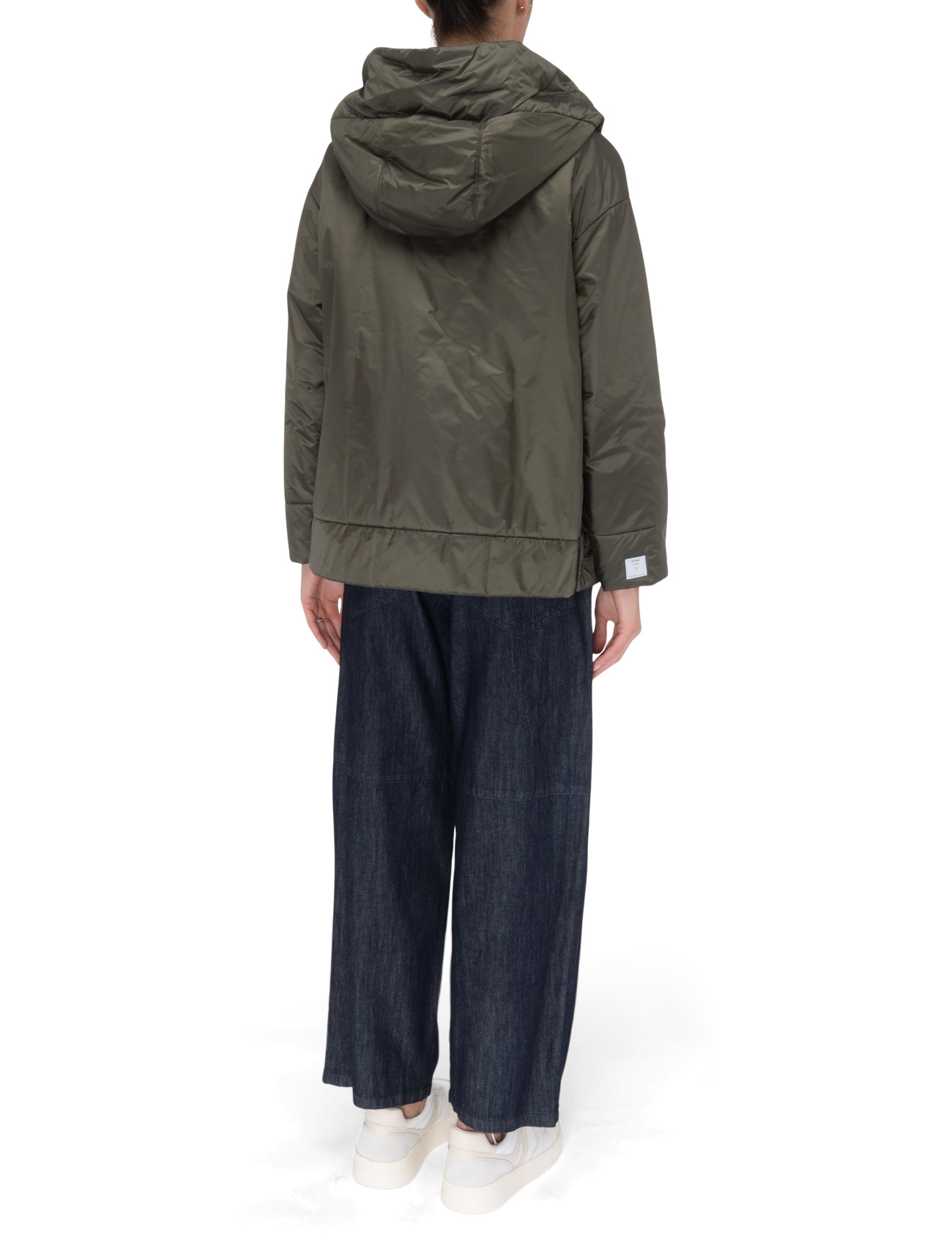 Max Mara The Cube Daria Jacket in Green Canvas | H-Brands