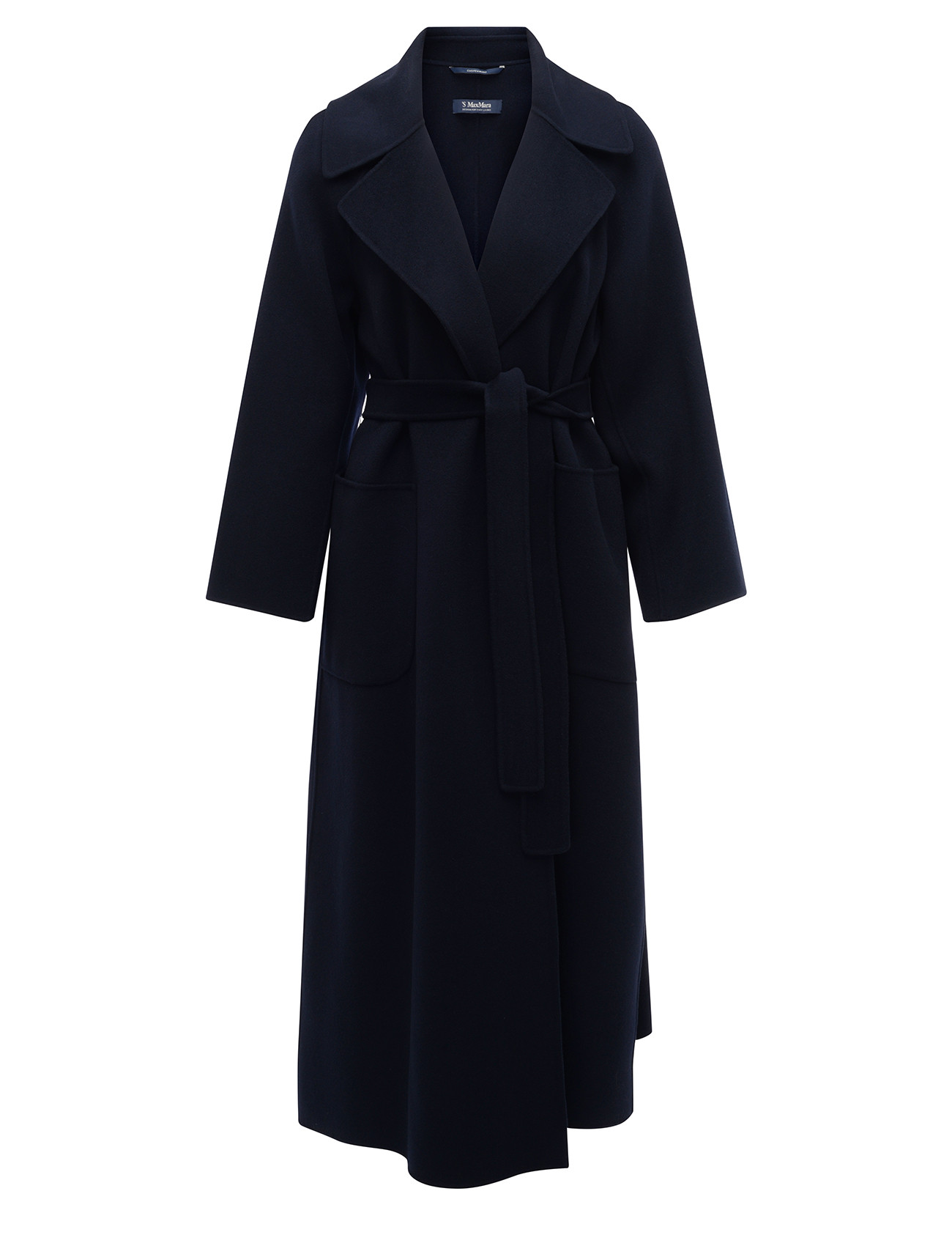 S Max Mara coat in midnight blue wool | H-Brands