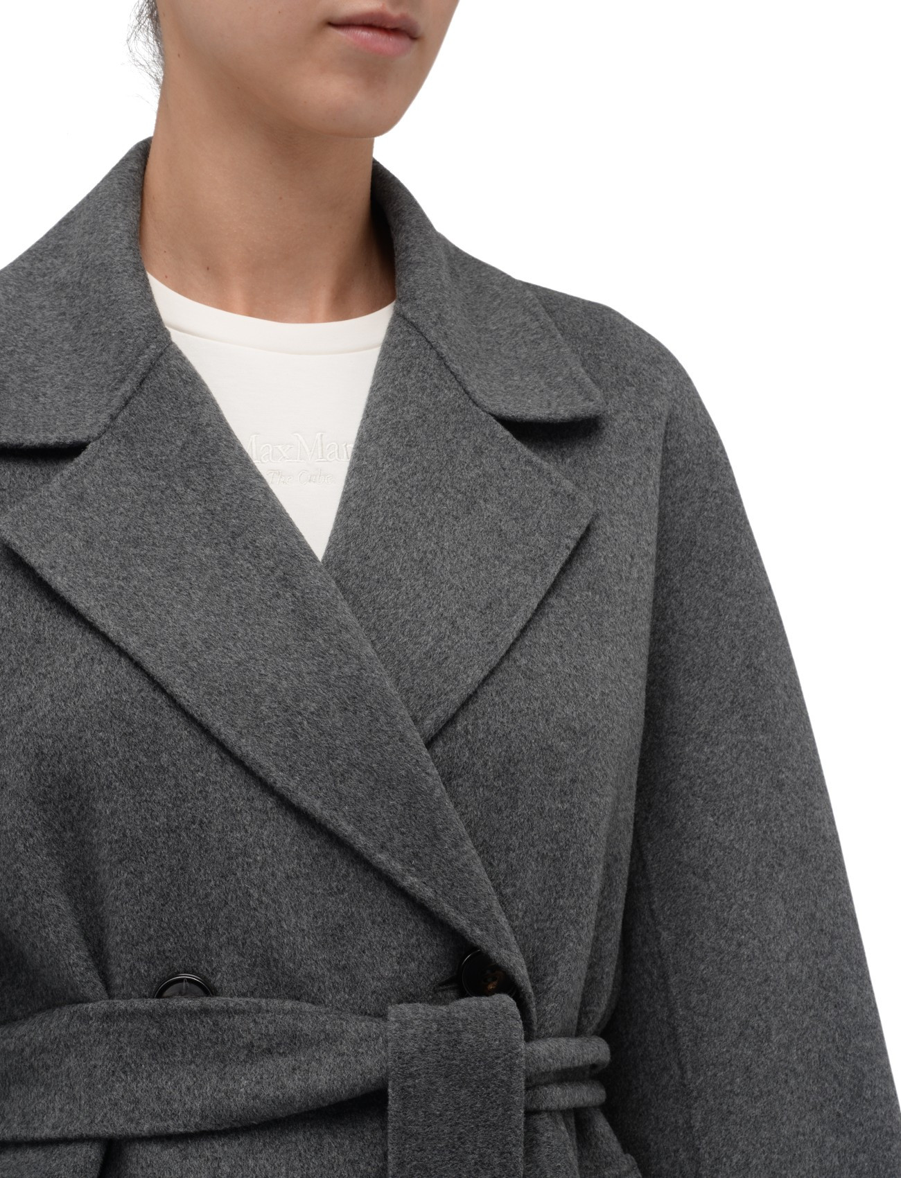 S Max Mara coat in dark gray wool | H-Brands