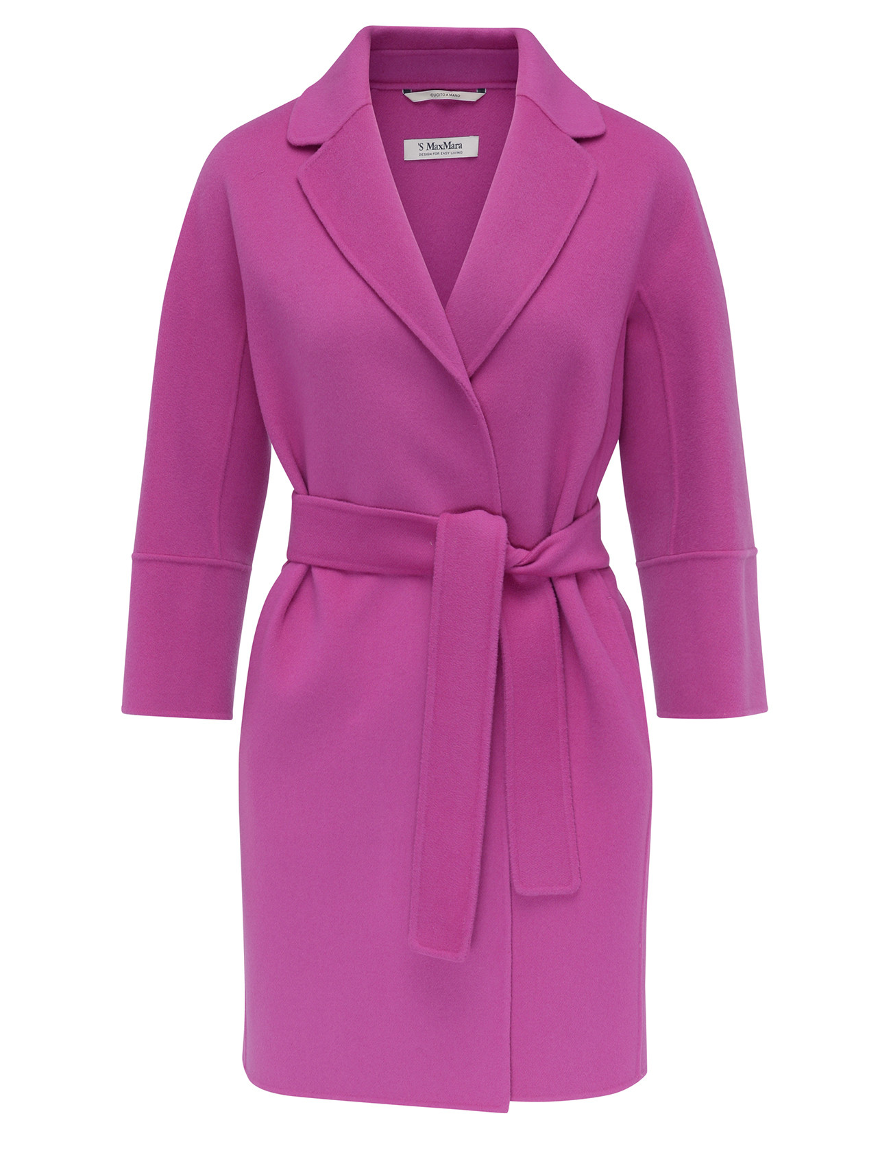 S Max Mara coat in fuchsia wool | H-Brands