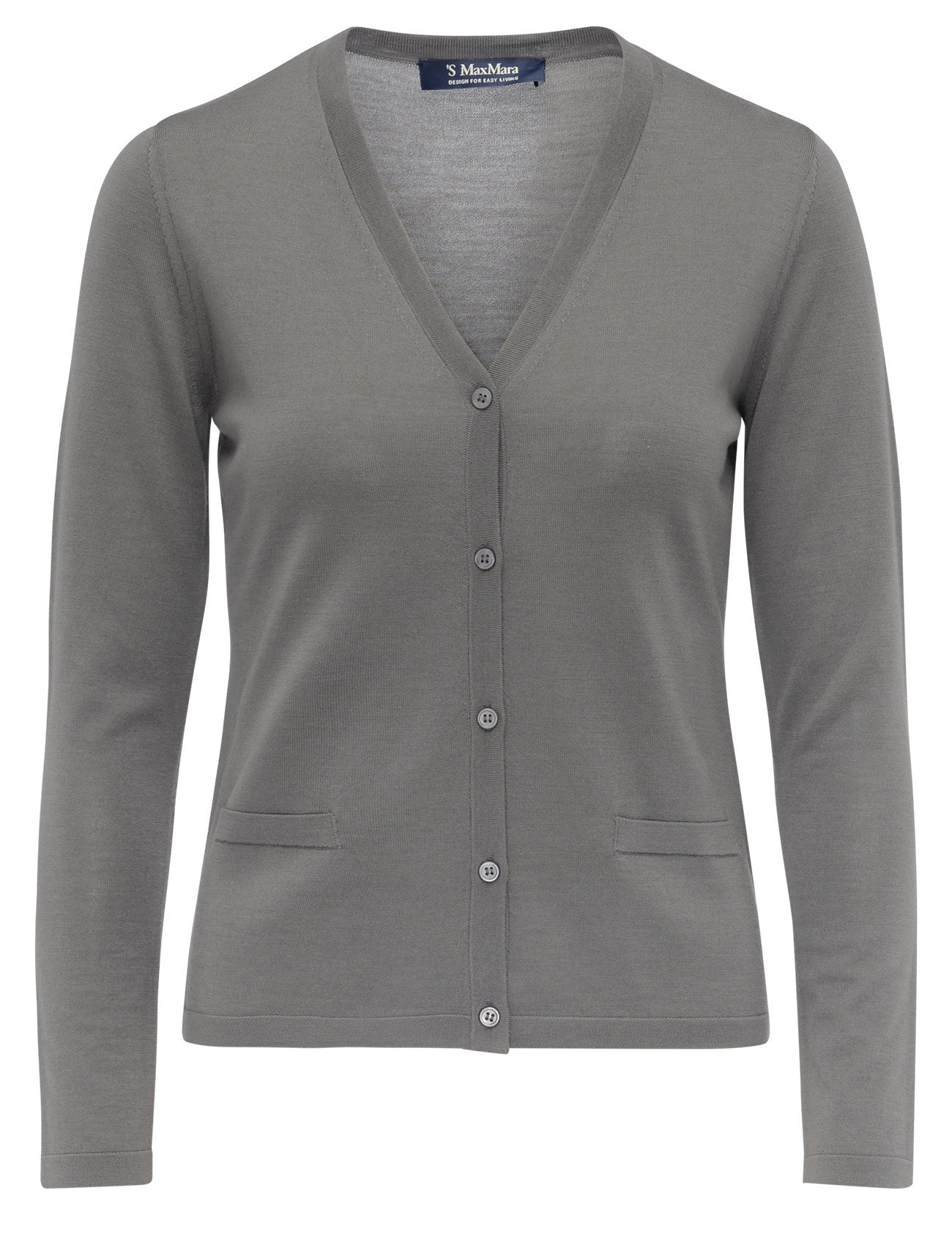 S Max Mara gray wool cardigan | H-Brands