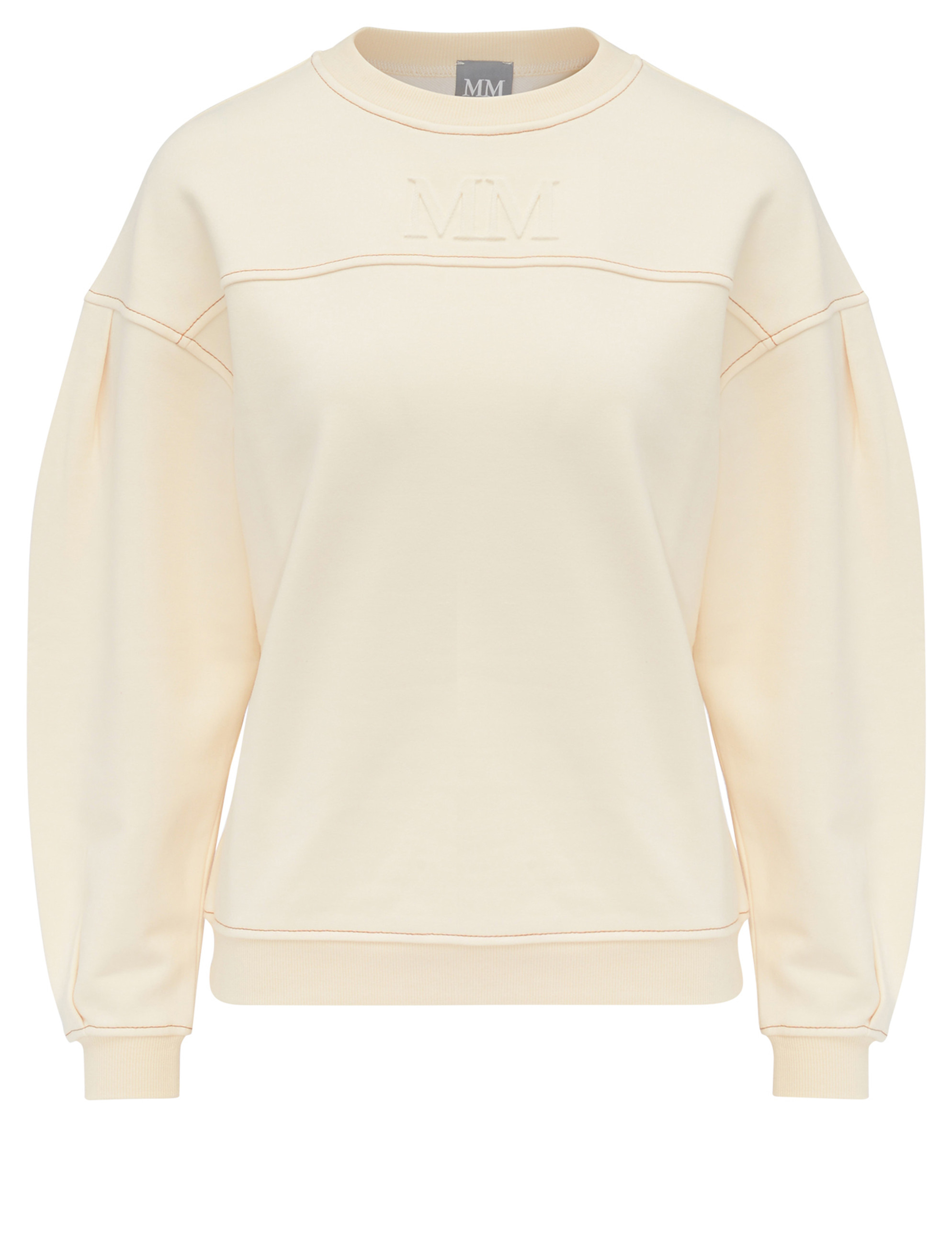 Max Mara MM Mogol sudadera de algodón marfil