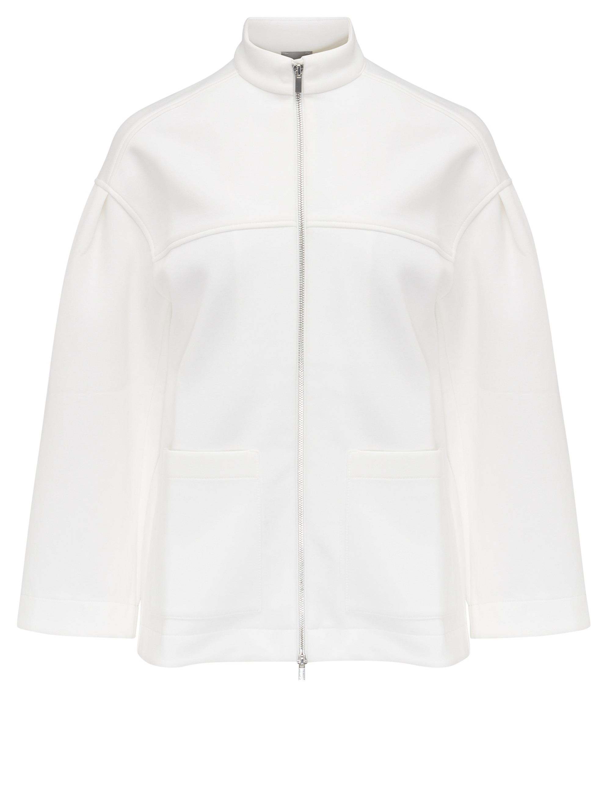 Max Mara MM Cadiz jacket in white jersey