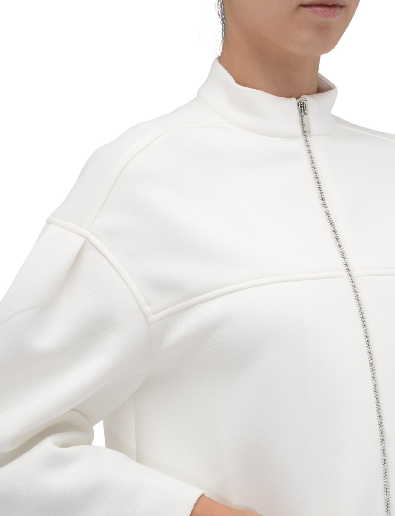 Max Mara MM Jacket in white jersey | H-Brands