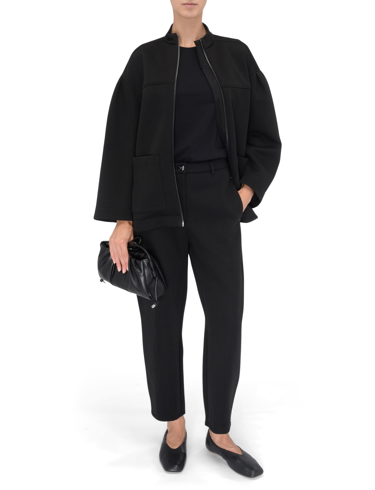Max Mara MM Cadiz black jersey jacket | H-Brands