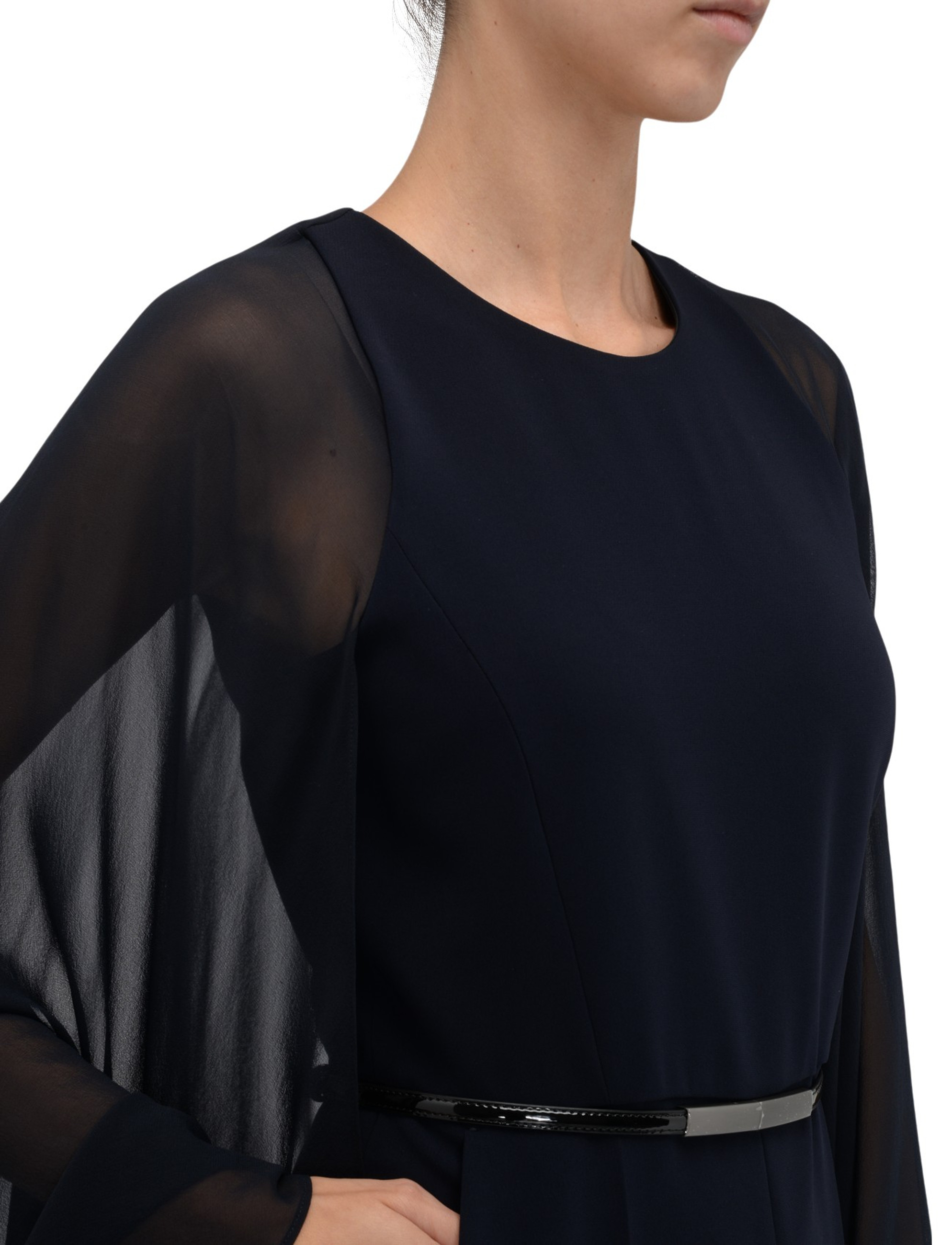 Max Mara Studio Vertice Jumpsuit in midnight blue cady H-Brands